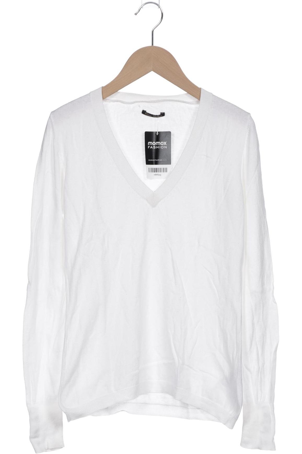 

Massimo Dutti Damen Pullover, weiß, Gr. 32