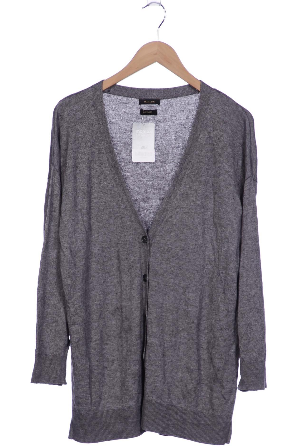 

Massimo Dutti Damen Strickjacke, grau, Gr. 42