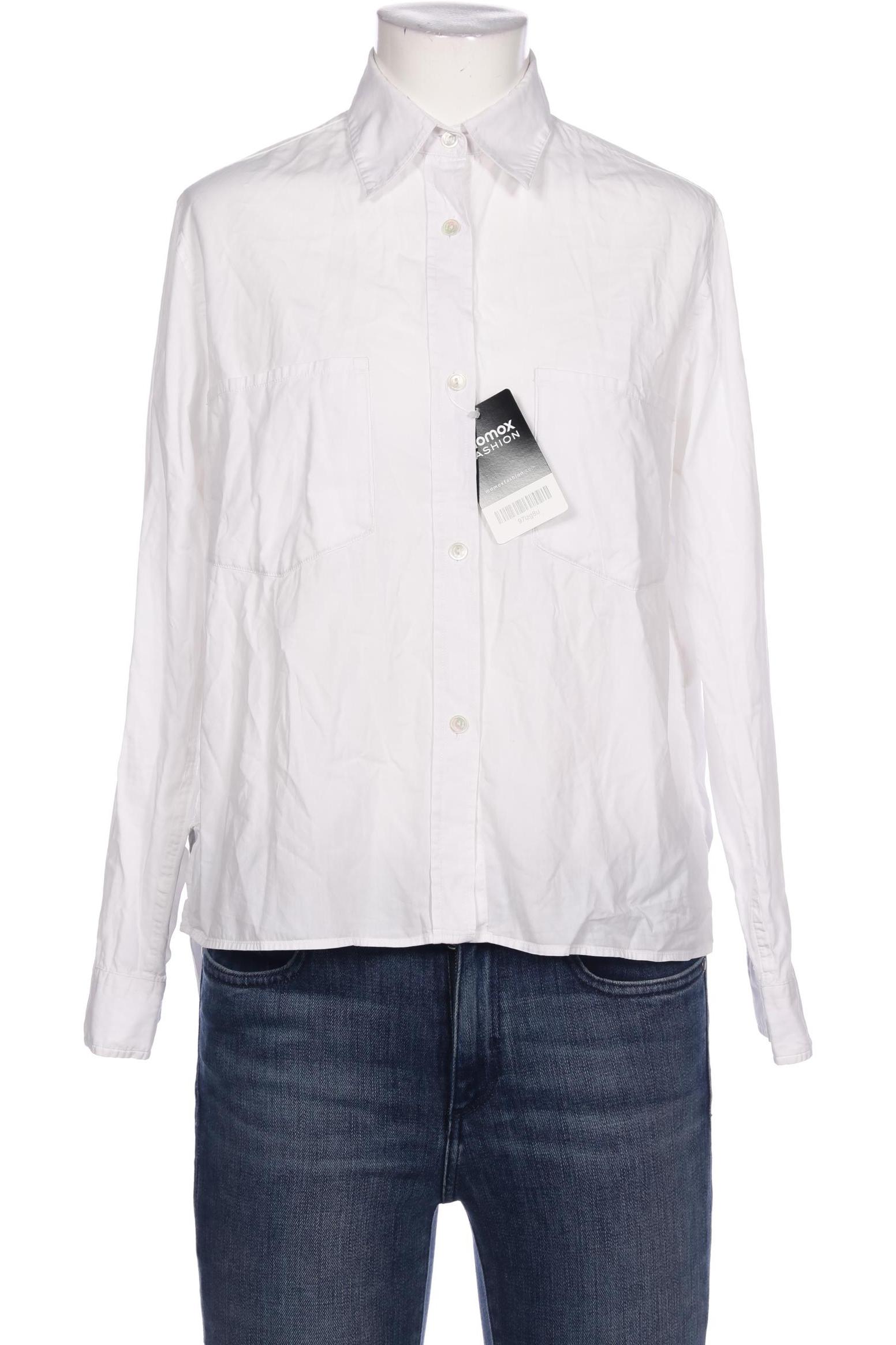 

Massimo Dutti Damen Bluse, weiß, Gr. 34