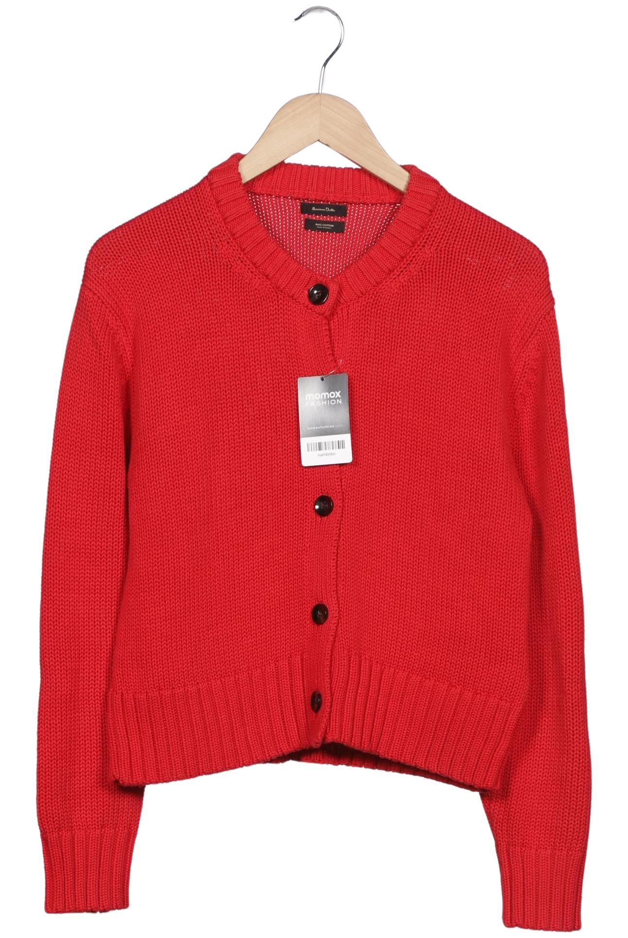 

Massimo Dutti Damen Strickjacke, rot, Gr. 38