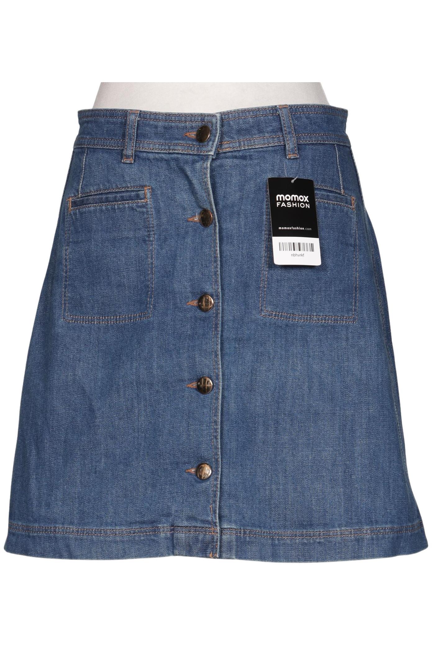 

Massimo Dutti Damen Rock, blau, Gr. 36