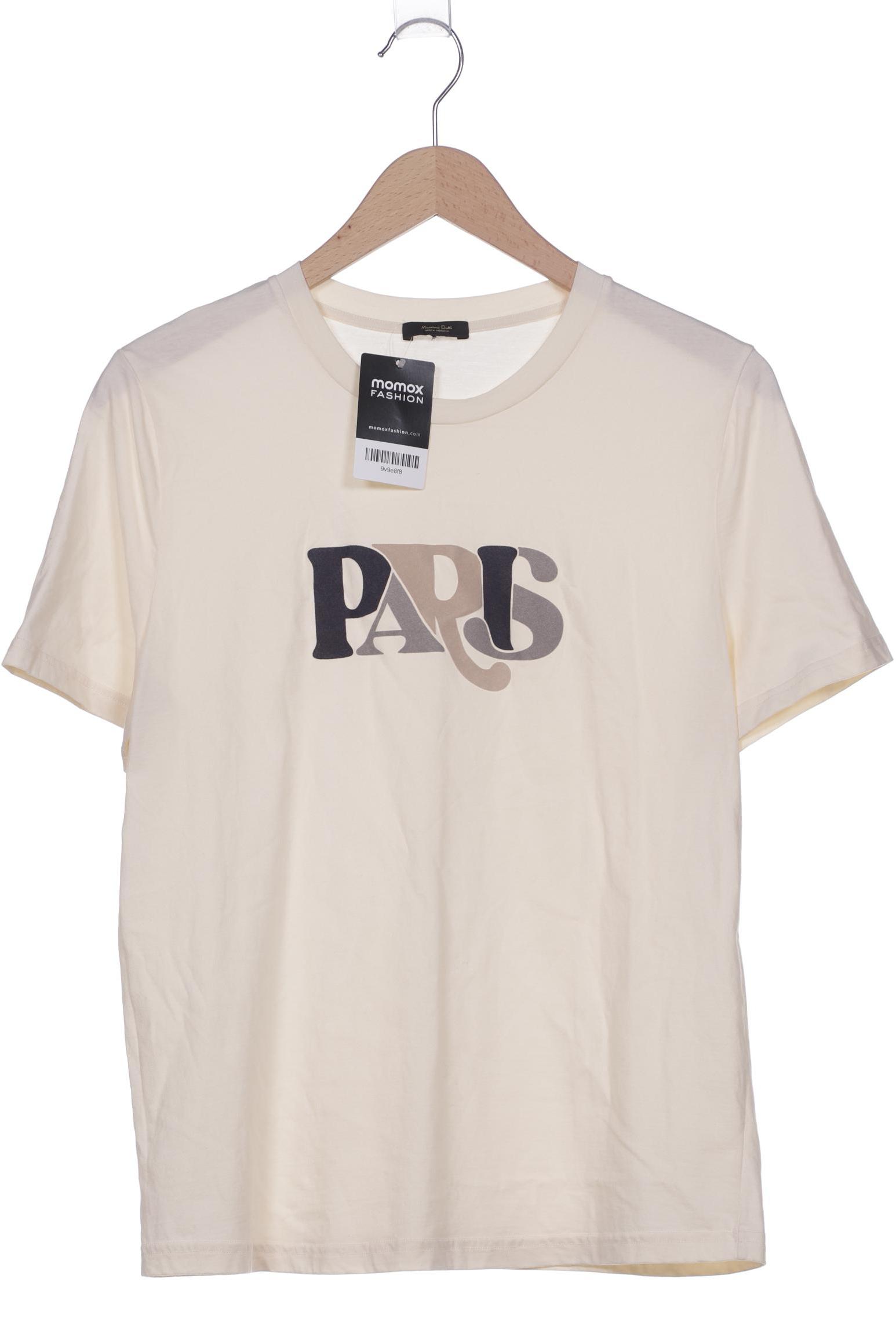 

Massimo Dutti Damen T-Shirt, cremeweiß, Gr. 42