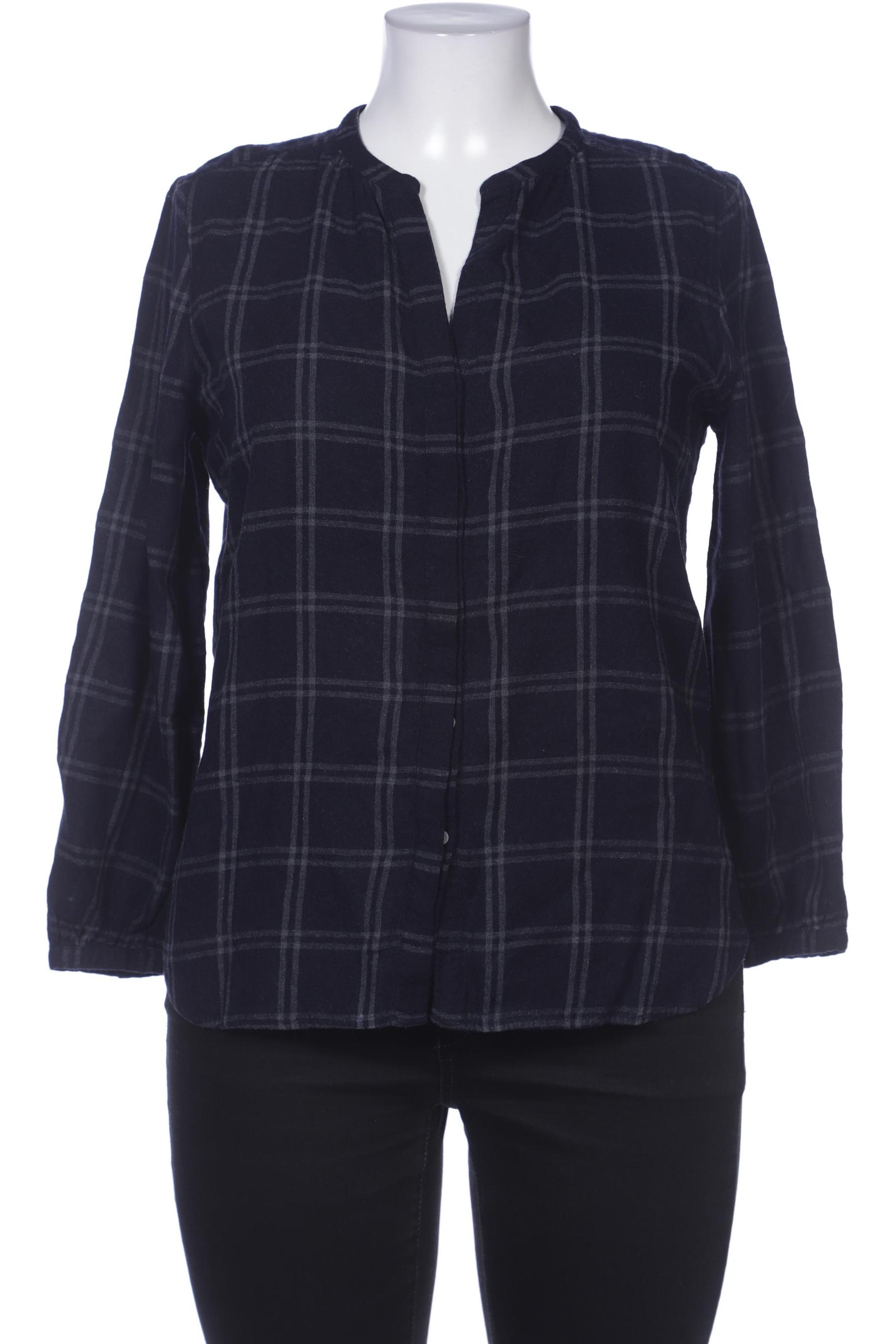 

Massimo Dutti Damen Bluse, marineblau, Gr. 42