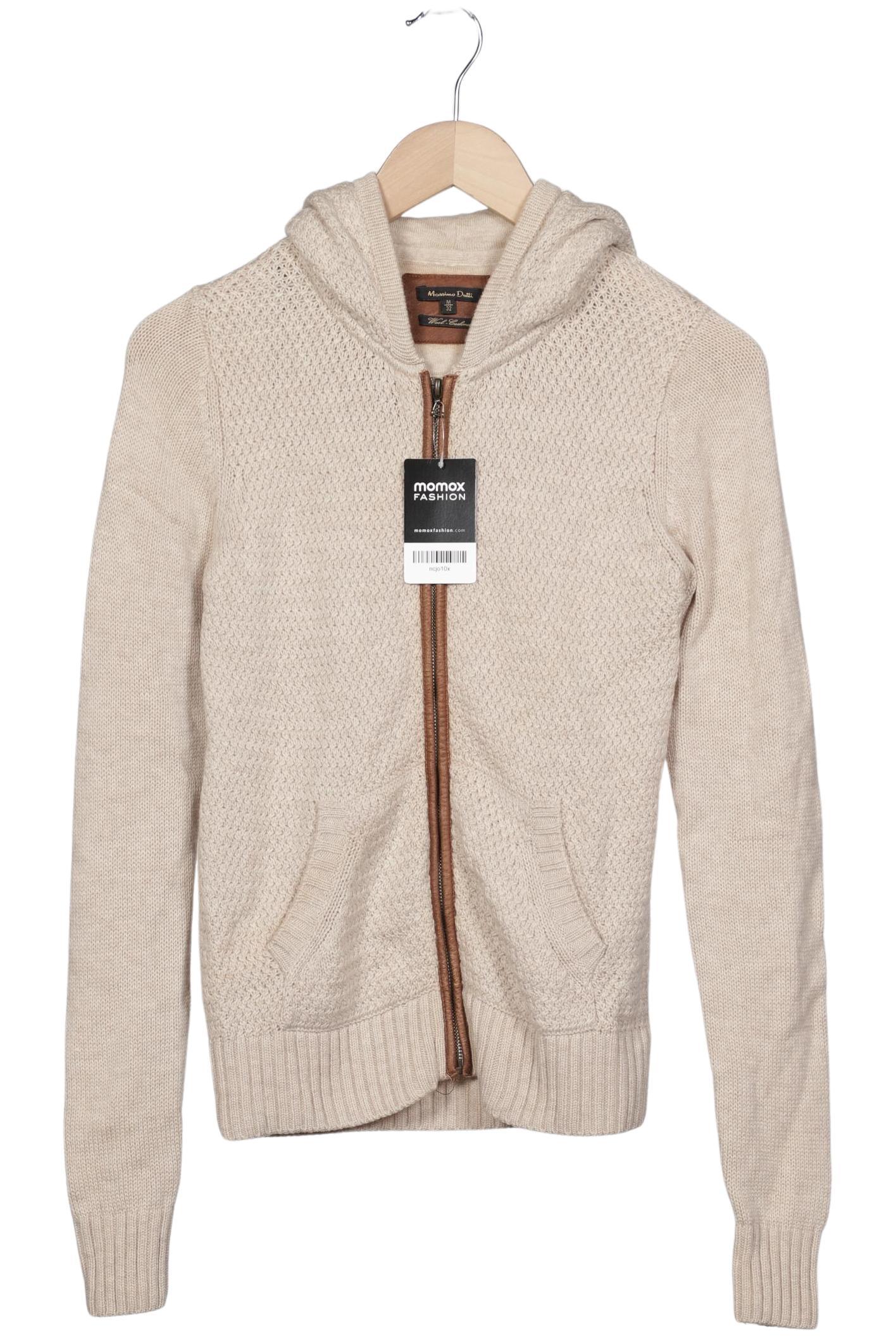 

Massimo Dutti Damen Strickjacke, beige, Gr. 32