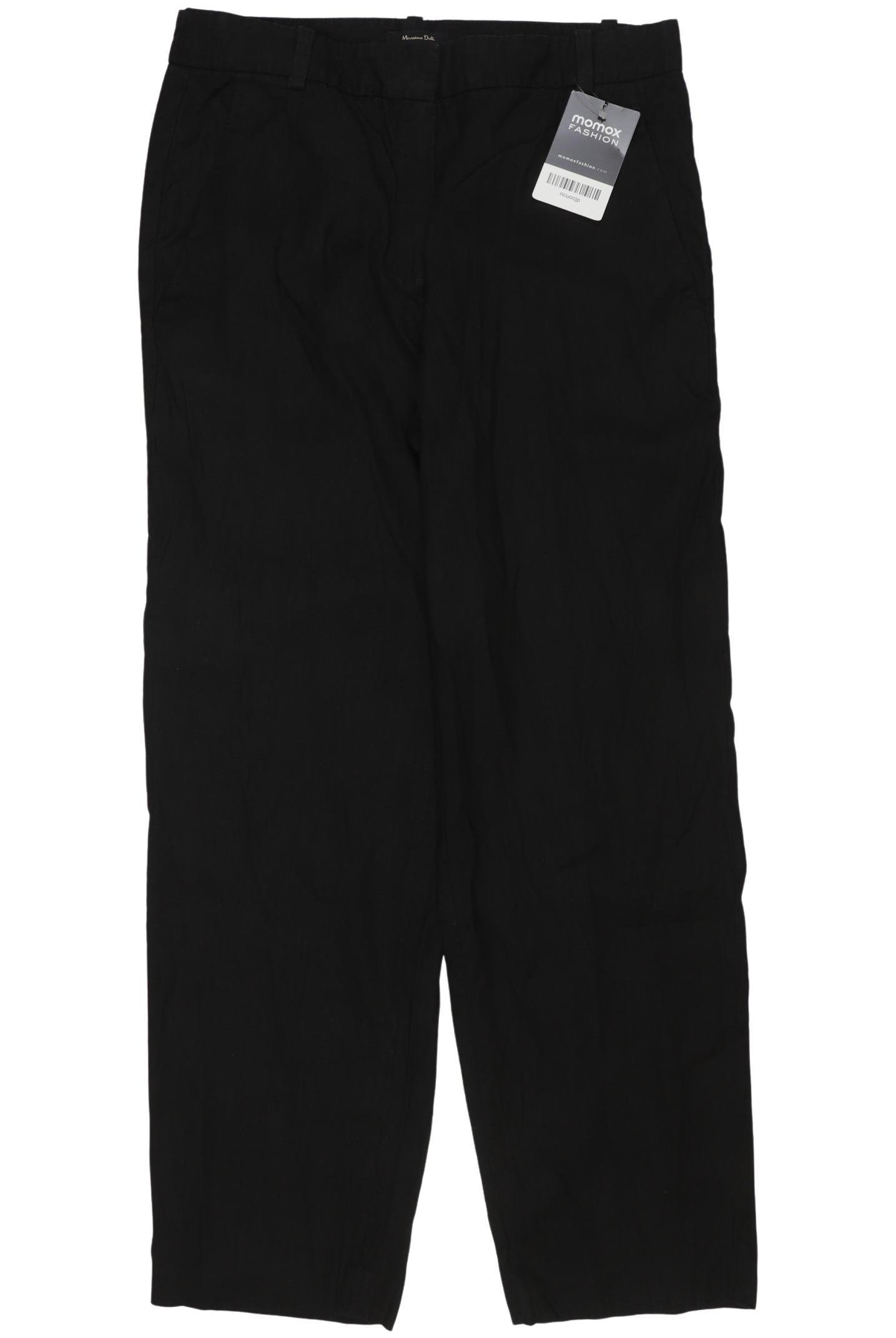 

Massimo Dutti Damen Stoffhose, schwarz, Gr. 36