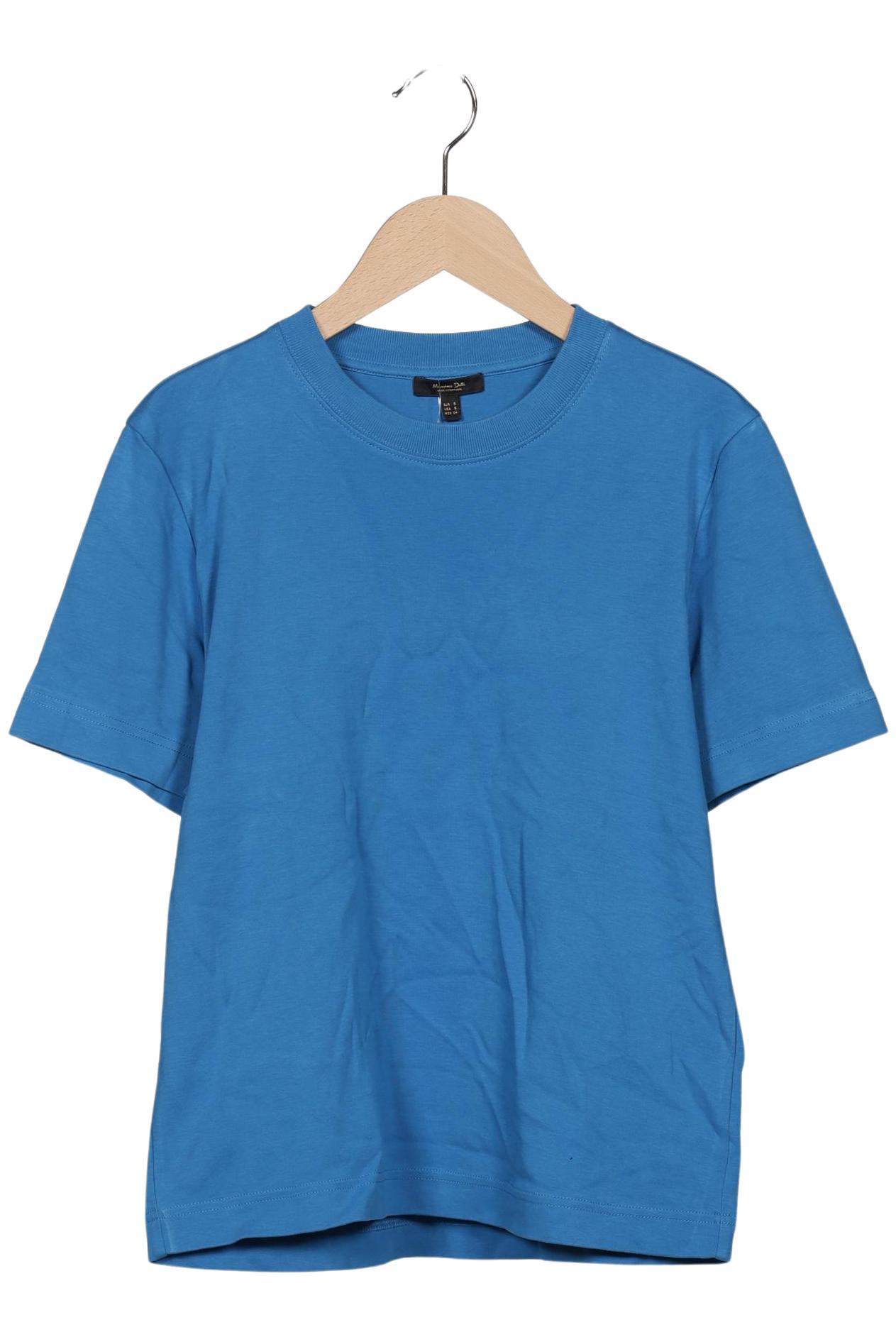 

Massimo Dutti Damen T-Shirt, blau, Gr. 36