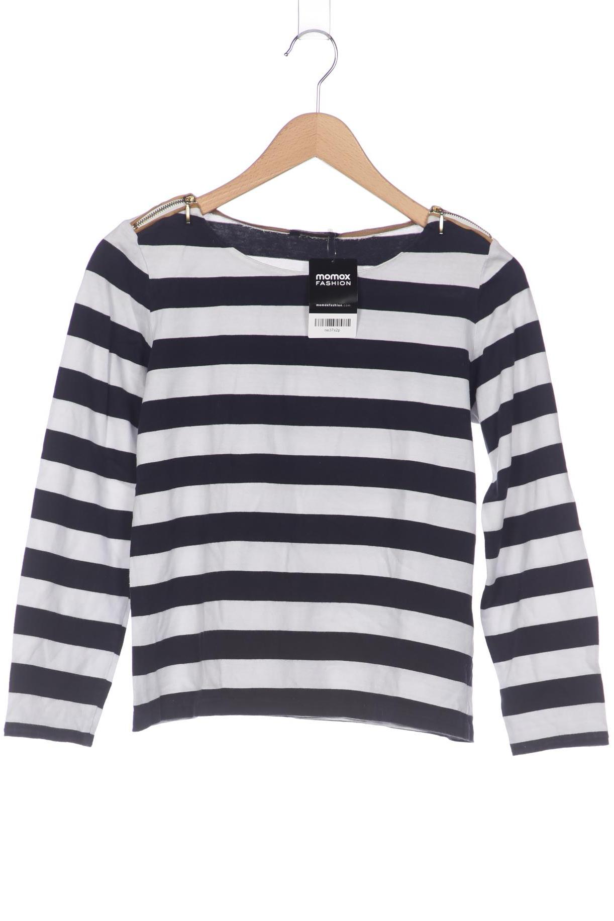 

Massimo Dutti Damen Langarmshirt, marineblau, Gr. 36