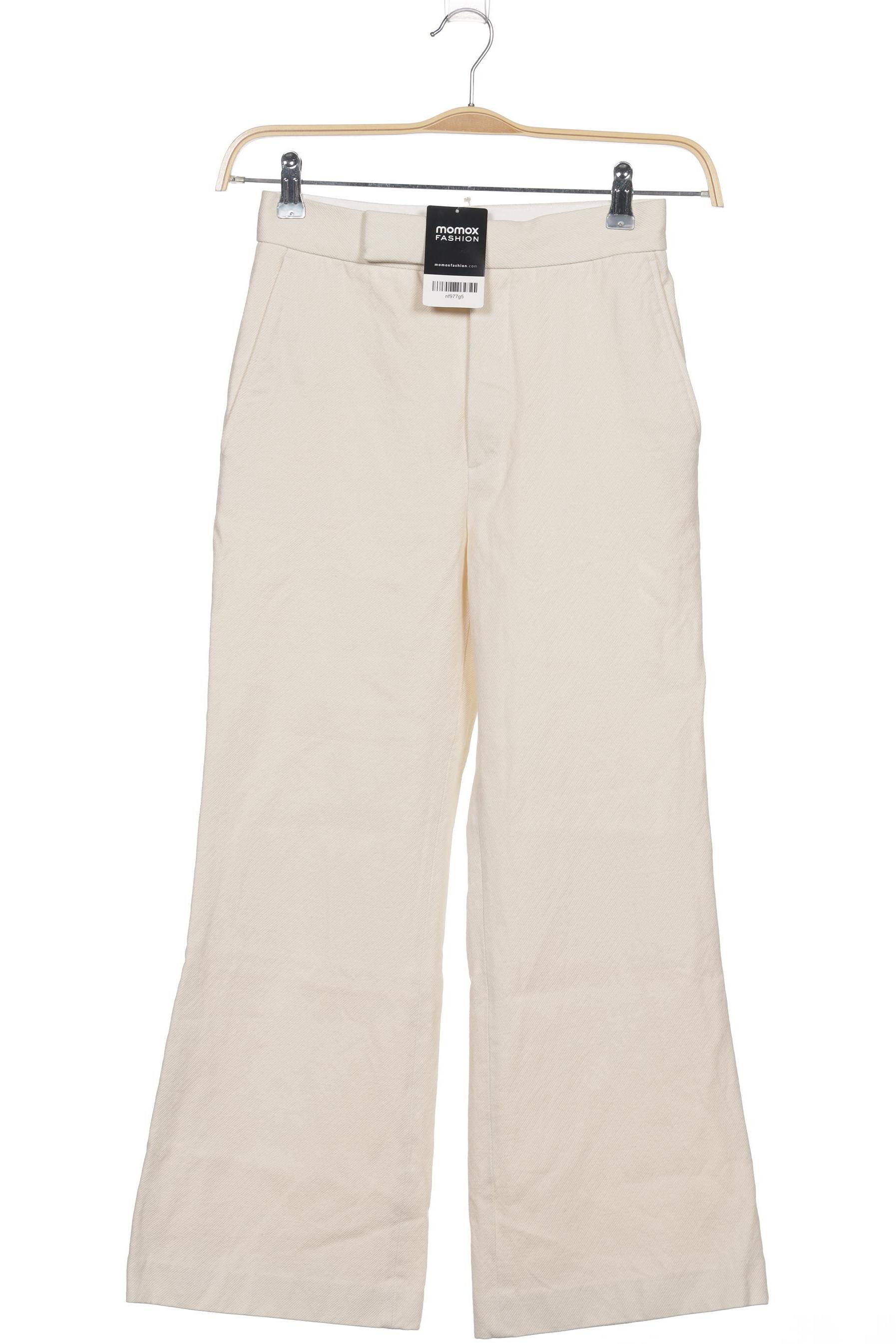 

Massimo Dutti Damen Stoffhose, cremeweiß, Gr. 25