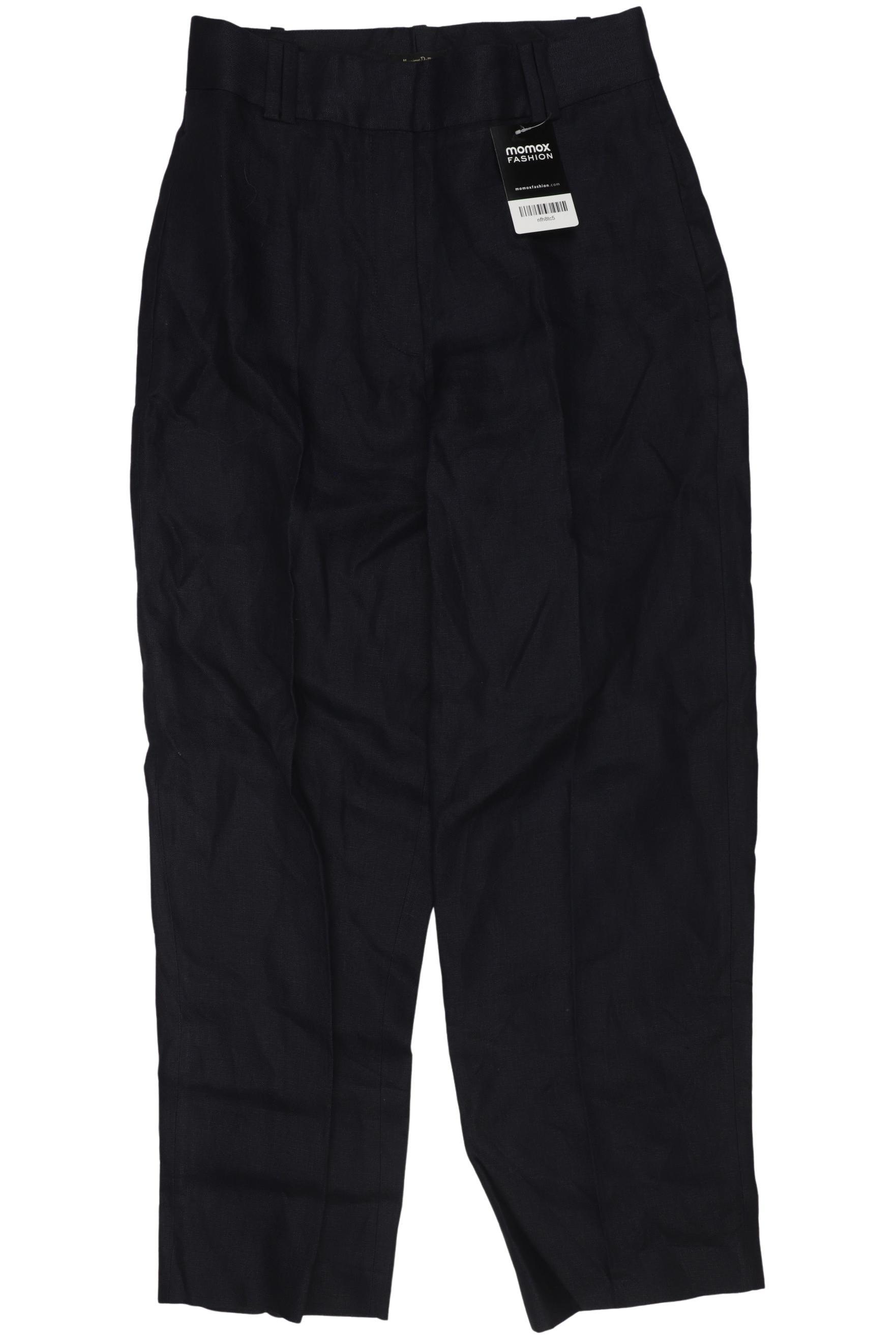 

Massimo Dutti Damen Stoffhose, marineblau, Gr. 36