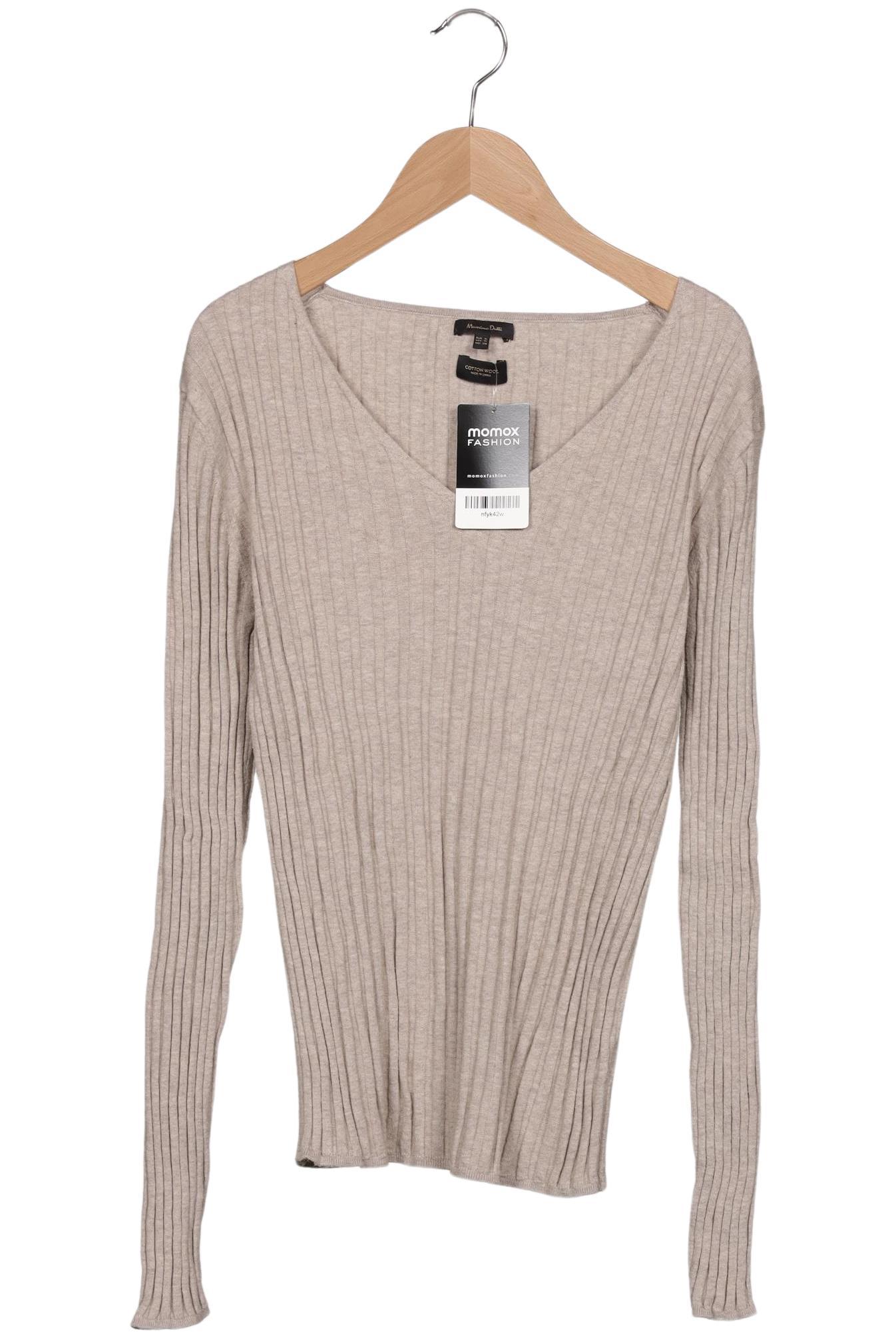 

Massimo Dutti Damen Pullover, beige, Gr. 44