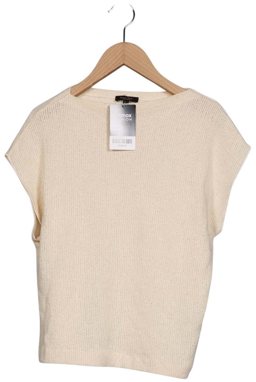 

Massimo Dutti Damen Pullover, cremeweiß, Gr. 36