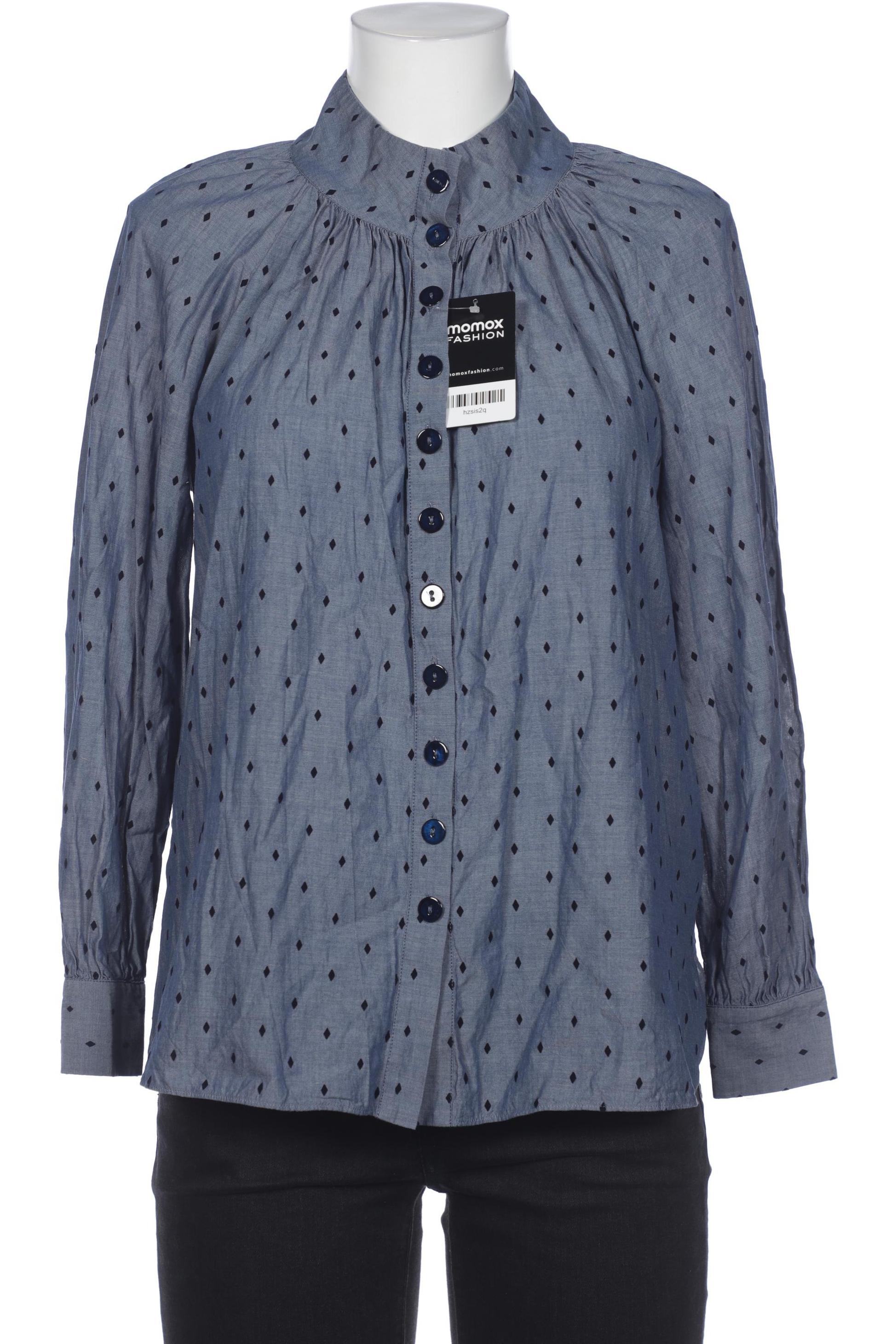 

Massimo Dutti Damen Bluse, blau, Gr. 36