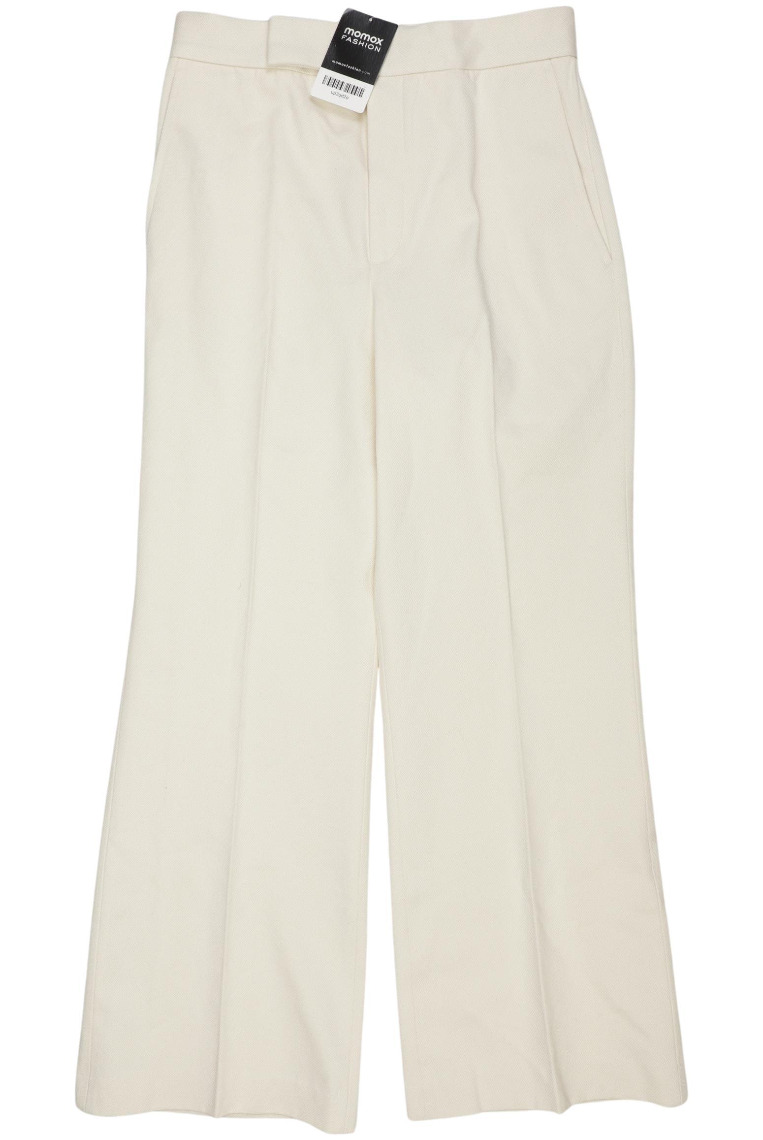 

Massimo Dutti Damen Stoffhose, cremeweiß, Gr. 36