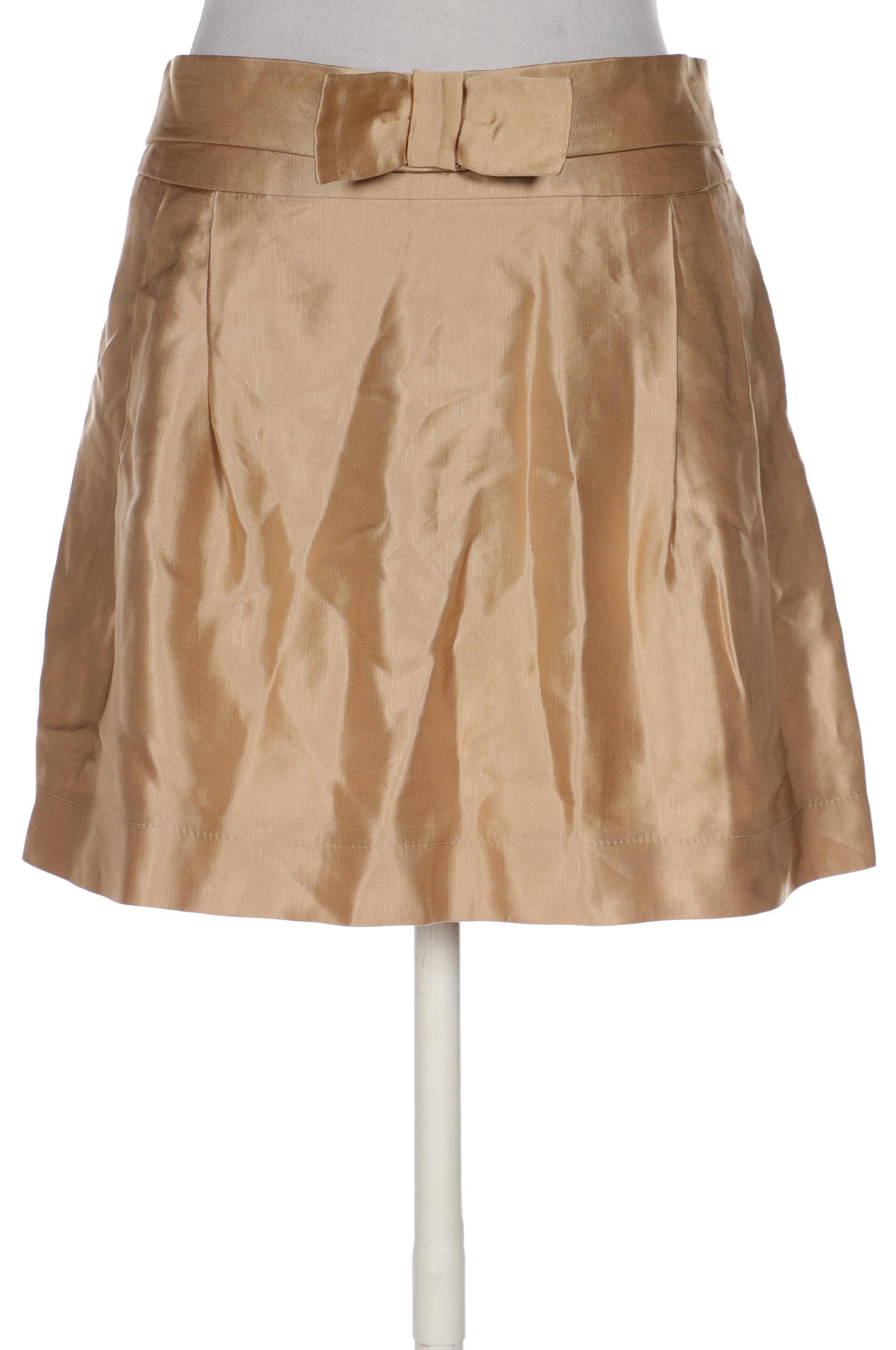 

Massimo Dutti Damen Rock, gold, Gr. 36