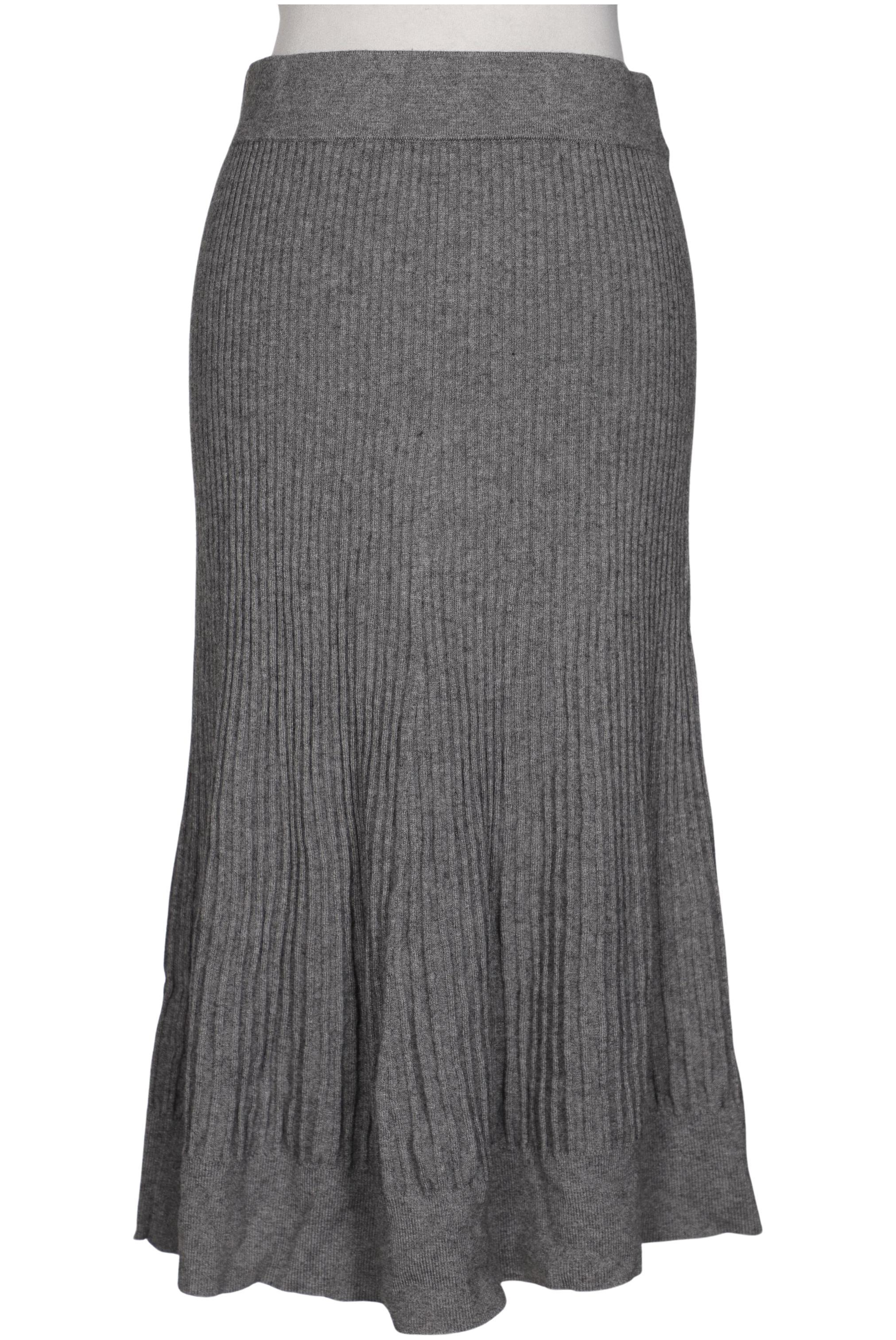 

Massimo Dutti Damen Rock, grau, Gr. 36
