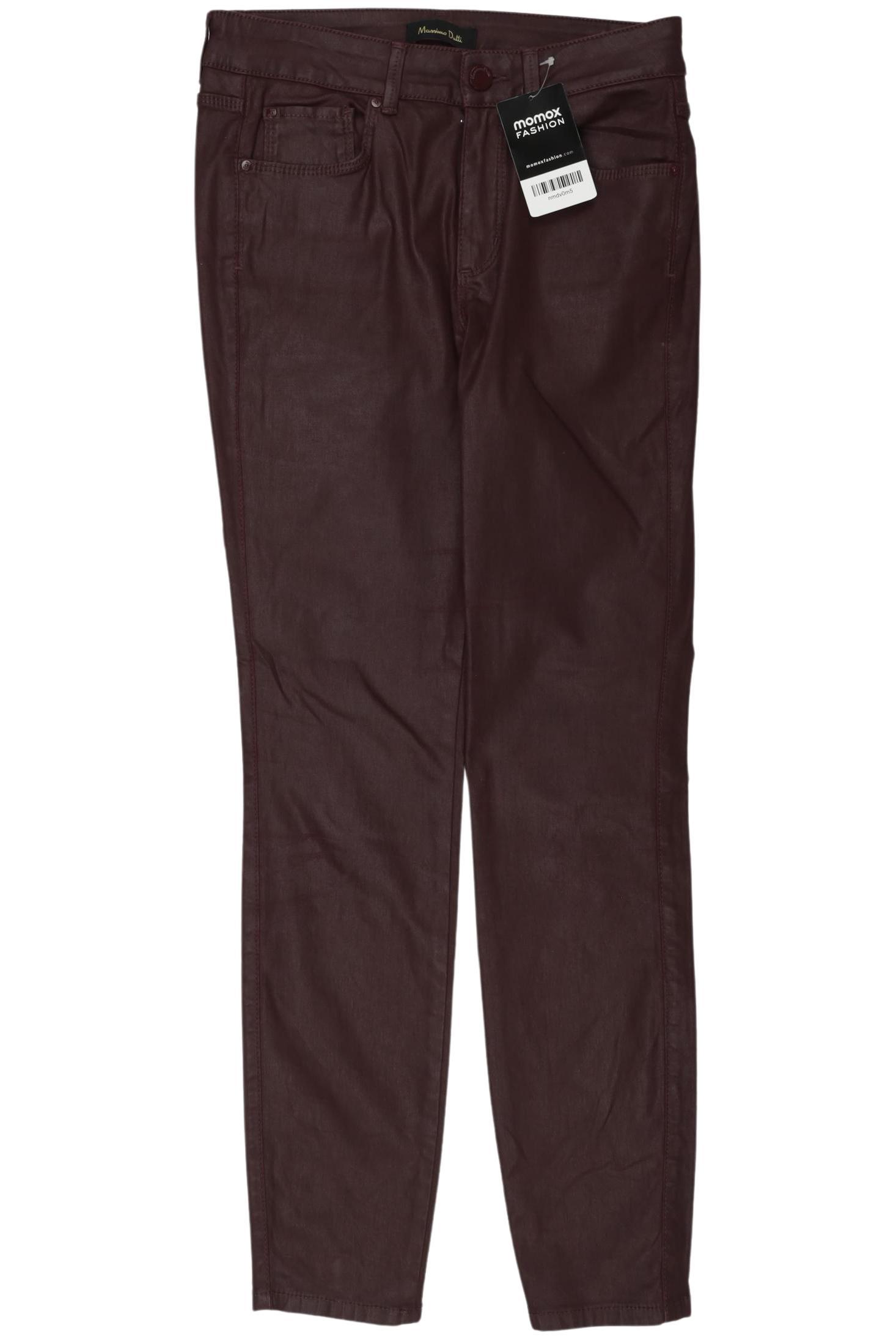 

Massimo Dutti Damen Stoffhose, bordeaux, Gr. 36