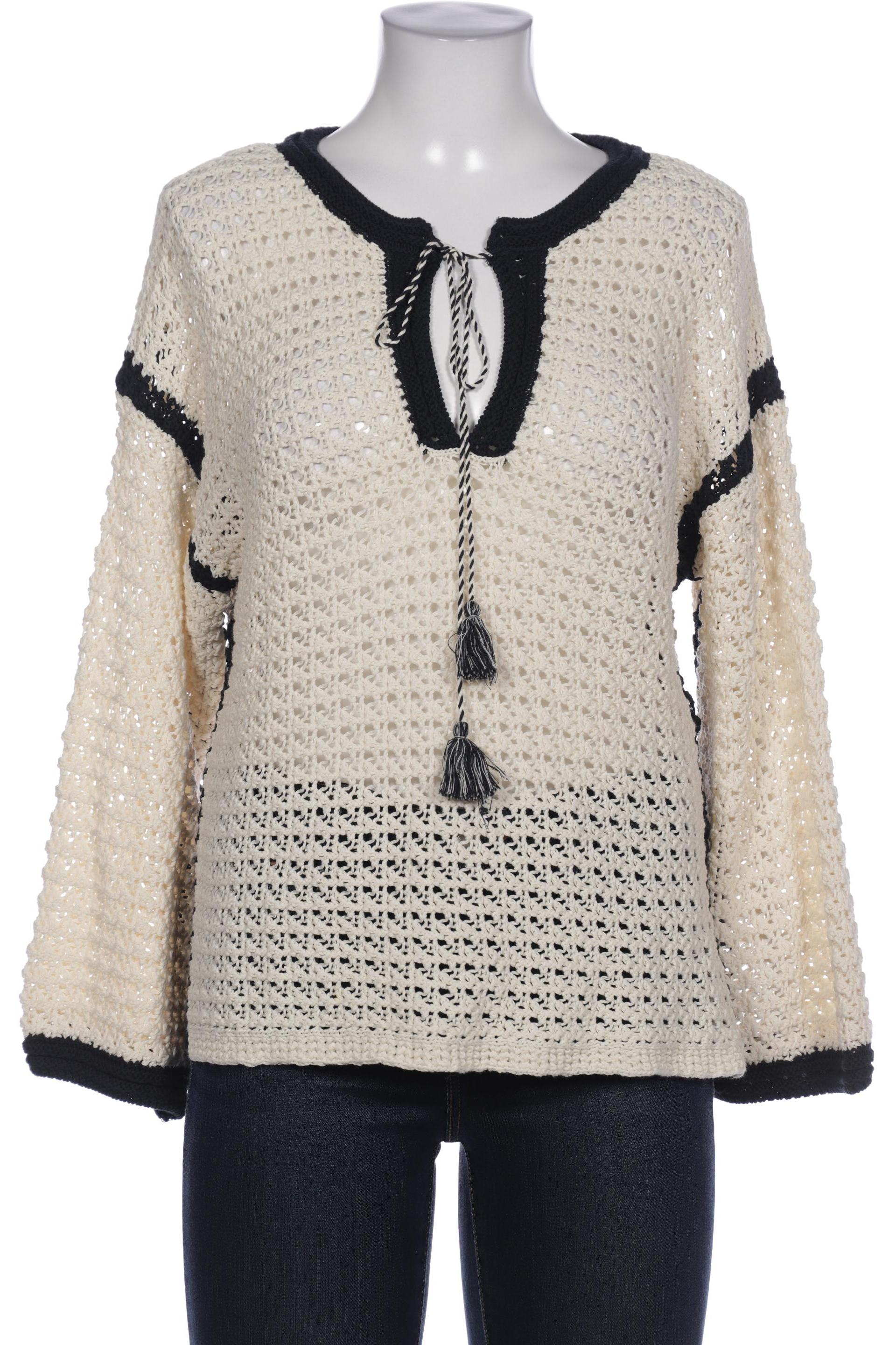 

Massimo Dutti Damen Pullover, cremeweiß, Gr. 36