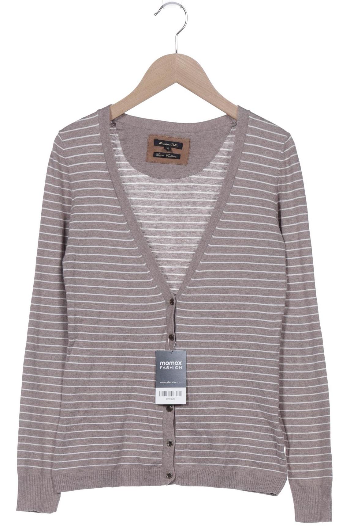 

Massimo Dutti Damen Strickjacke, braun, Gr. 36