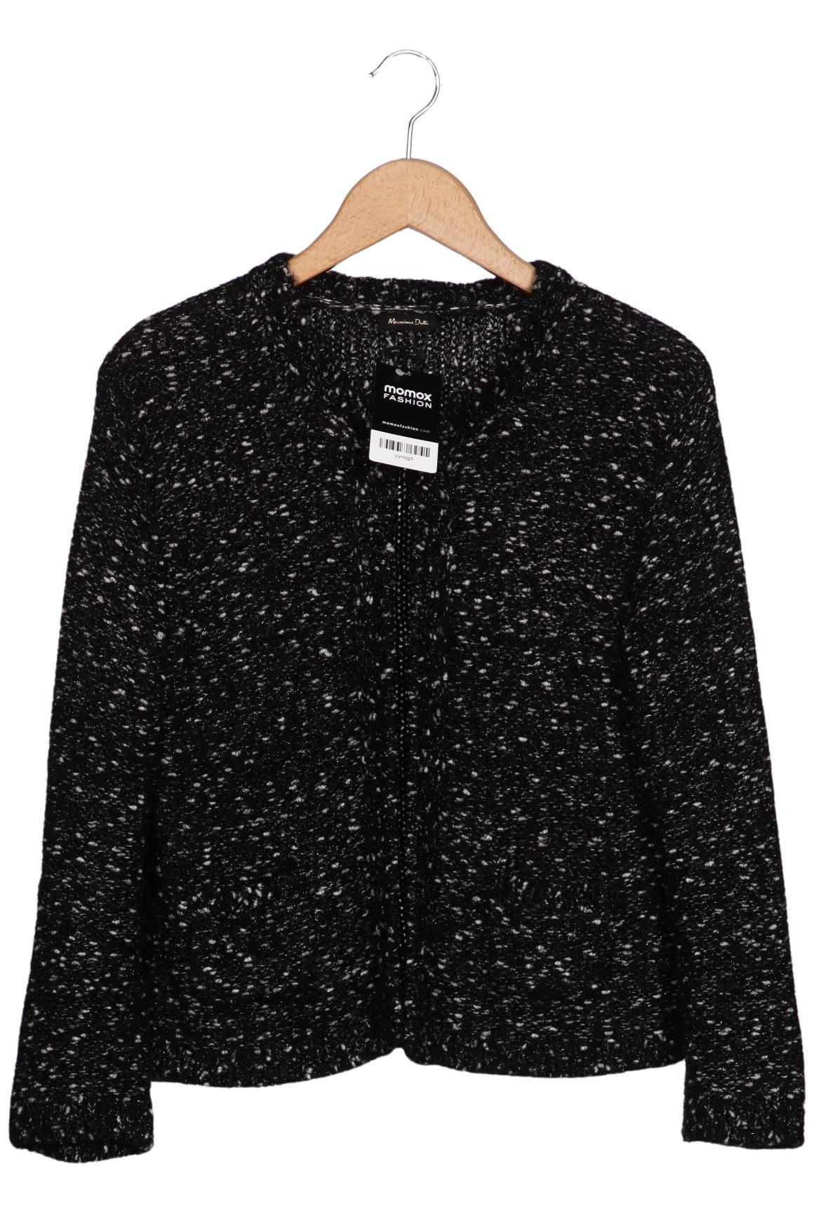 

Massimo Dutti Damen Strickjacke, schwarz, Gr. 44