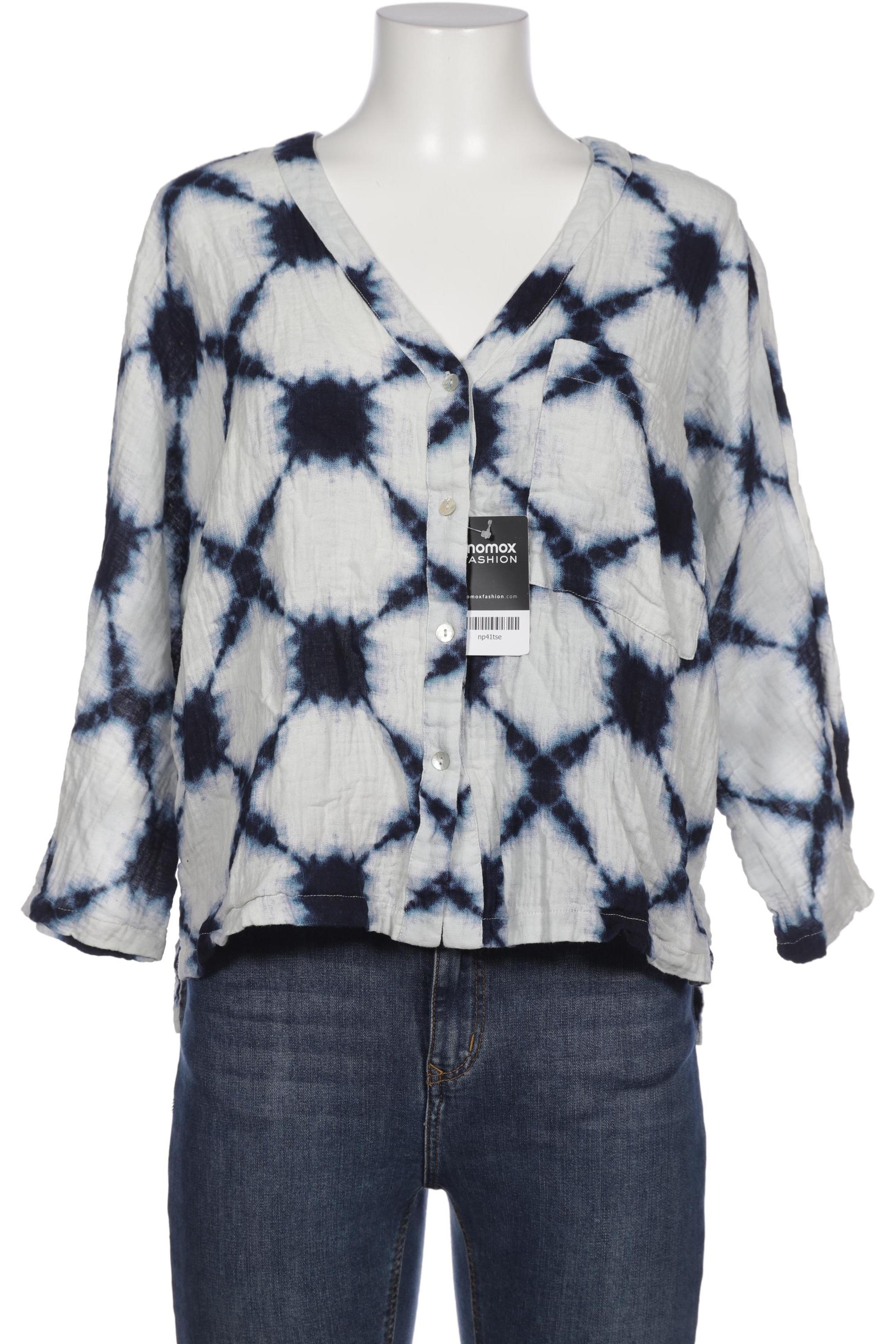 

Massimo Dutti Damen Bluse, blau, Gr. 38