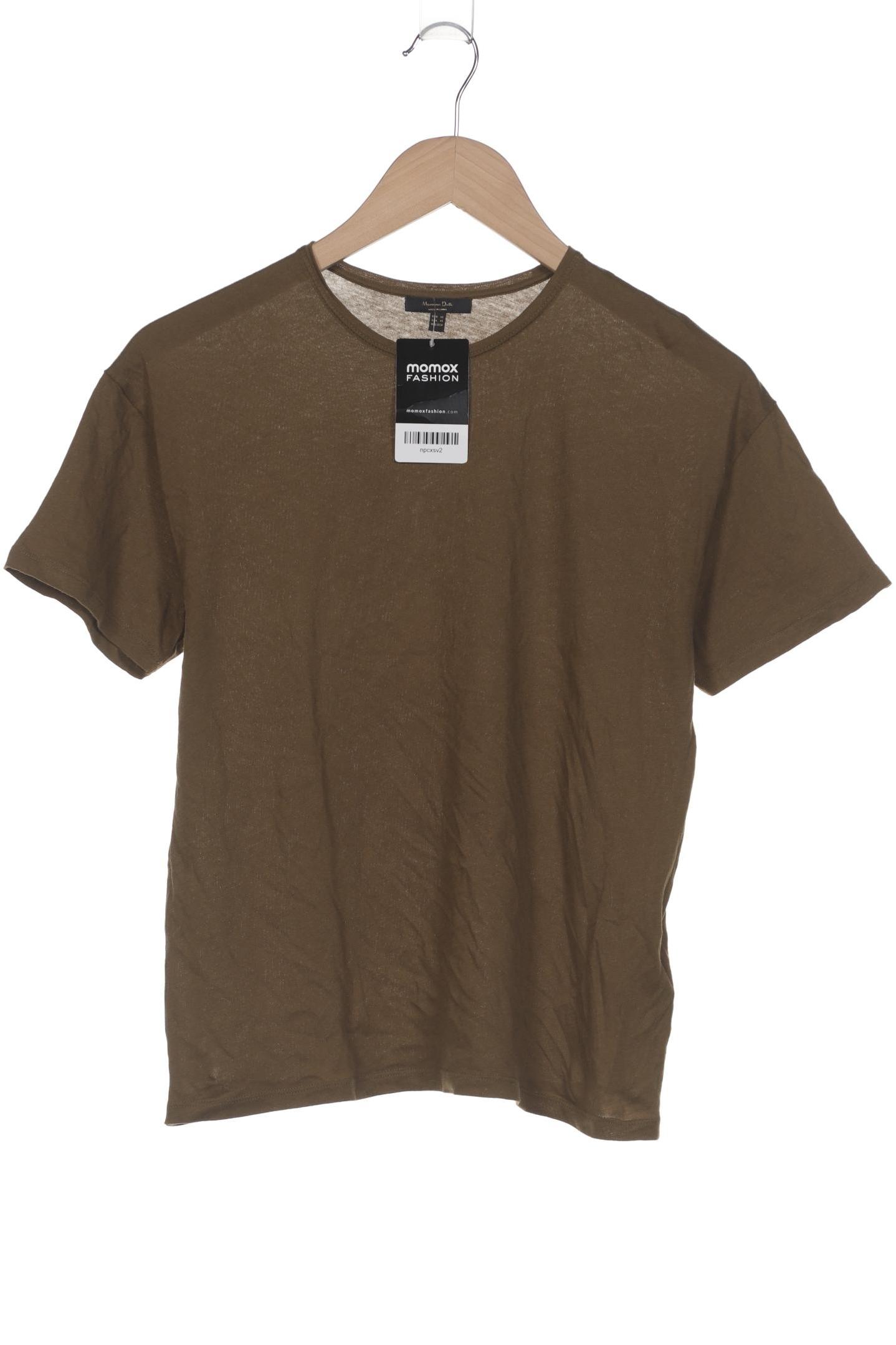 

Massimo Dutti Damen T-Shirt, grün, Gr. 34