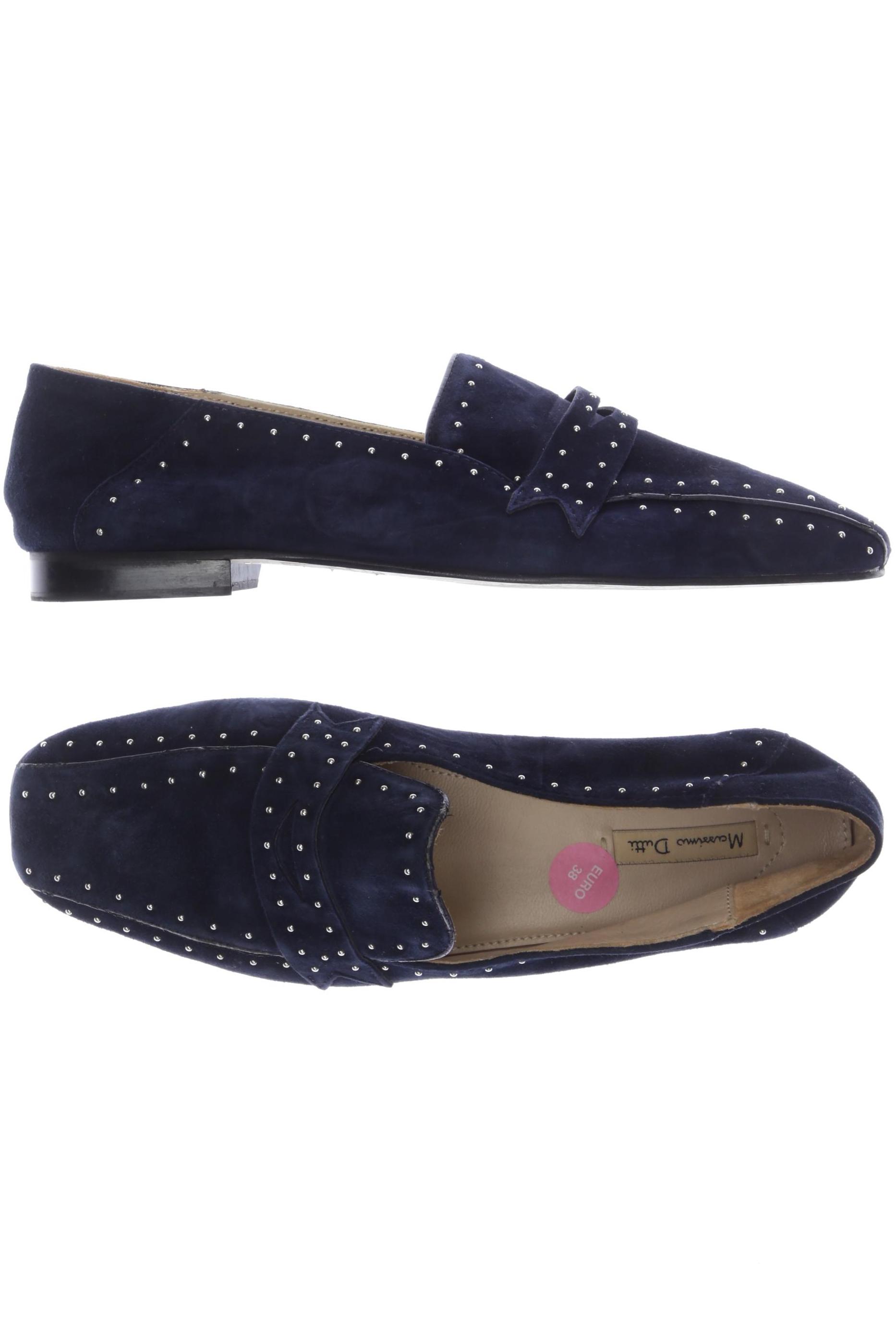 

Massimo Dutti Damen Halbschuh, marineblau, Gr. 38