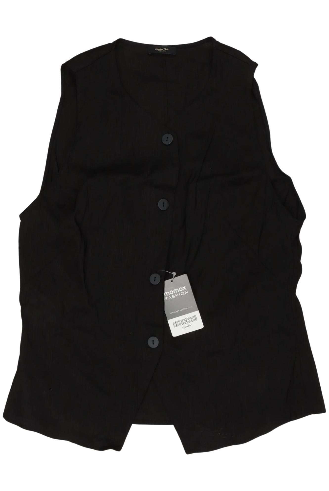 

Massimo Dutti Damen Weste, schwarz, Gr. 42