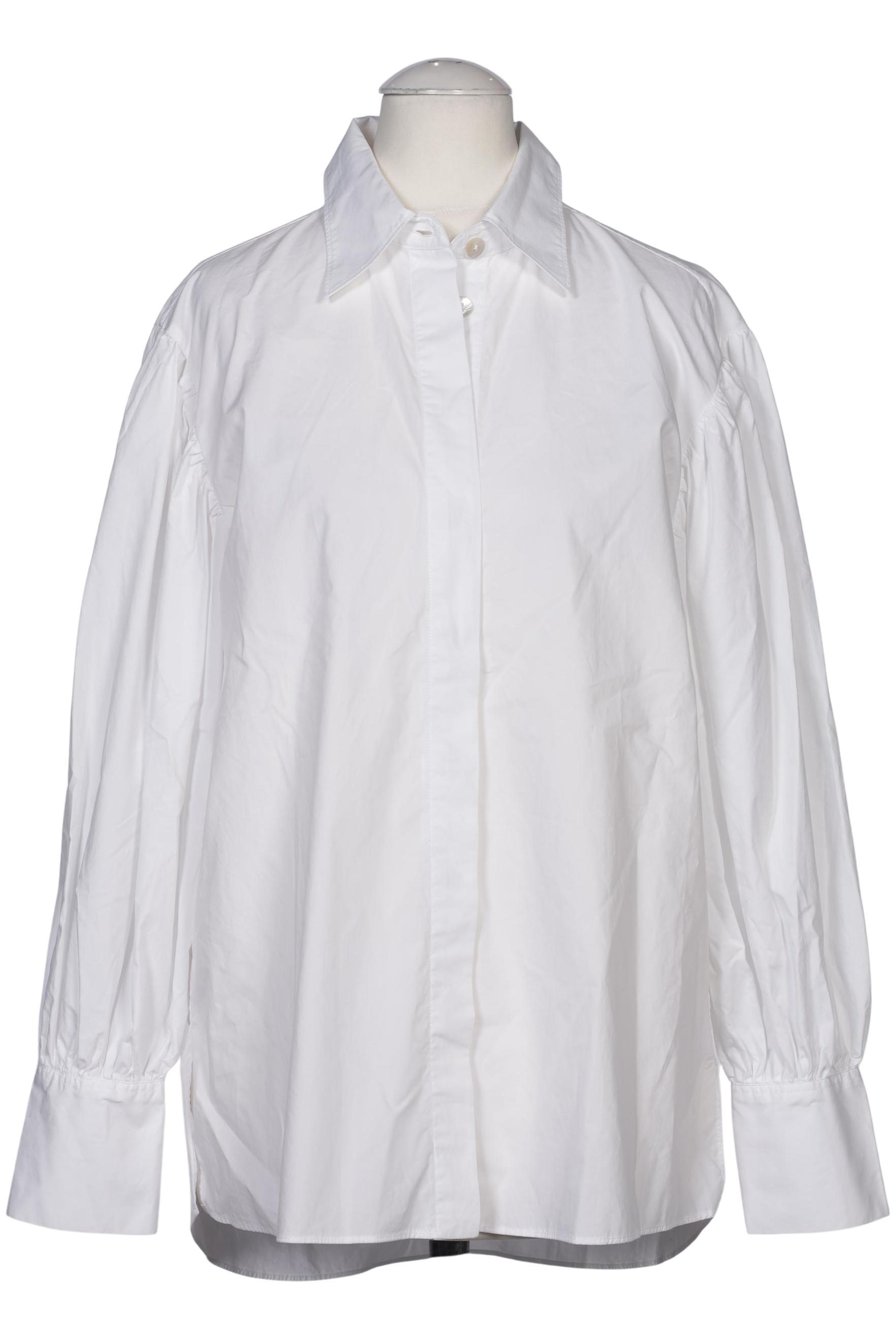 

Massimo Dutti Damen Bluse, weiß, Gr. 34