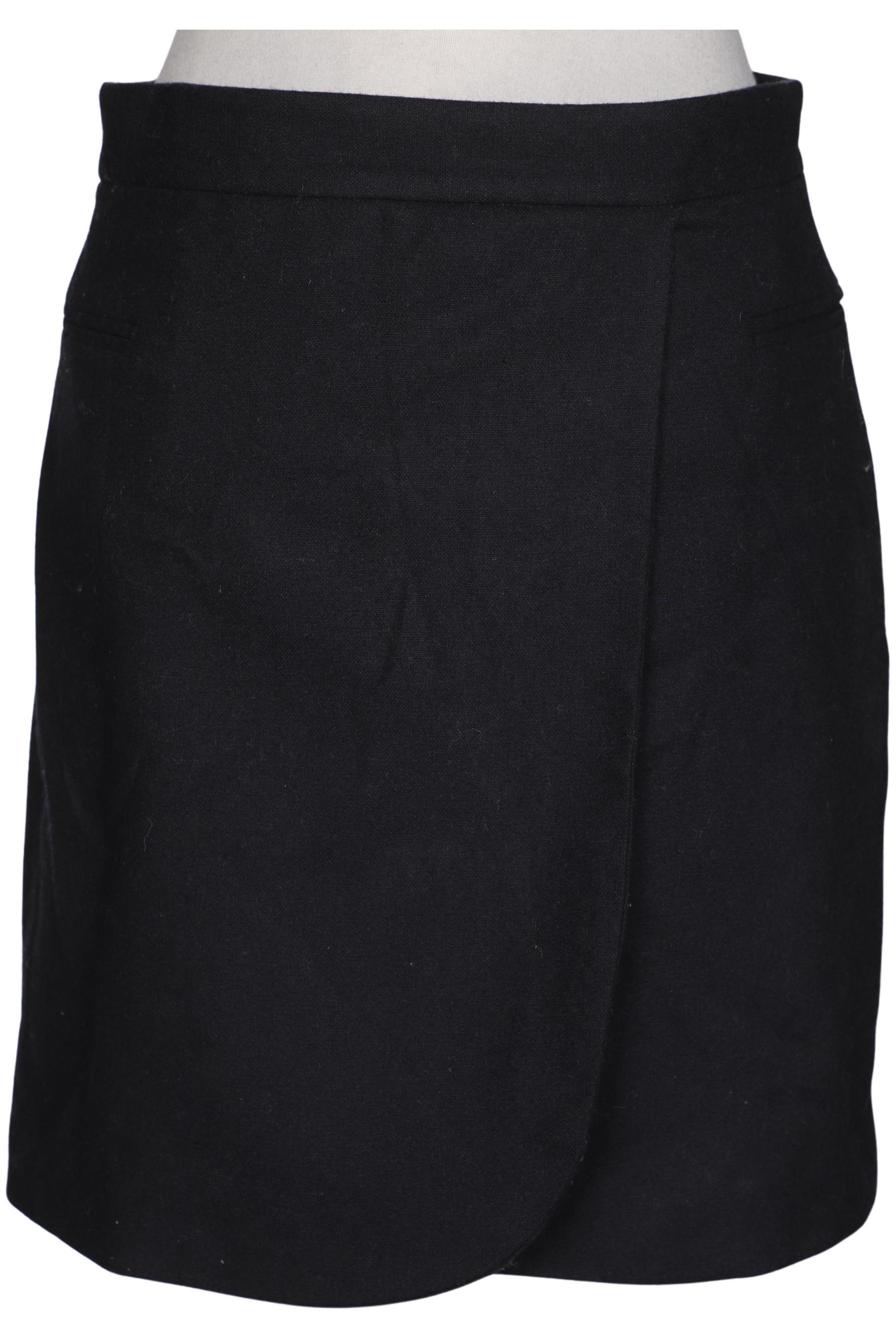 

Massimo Dutti Damen Rock, marineblau, Gr. 34