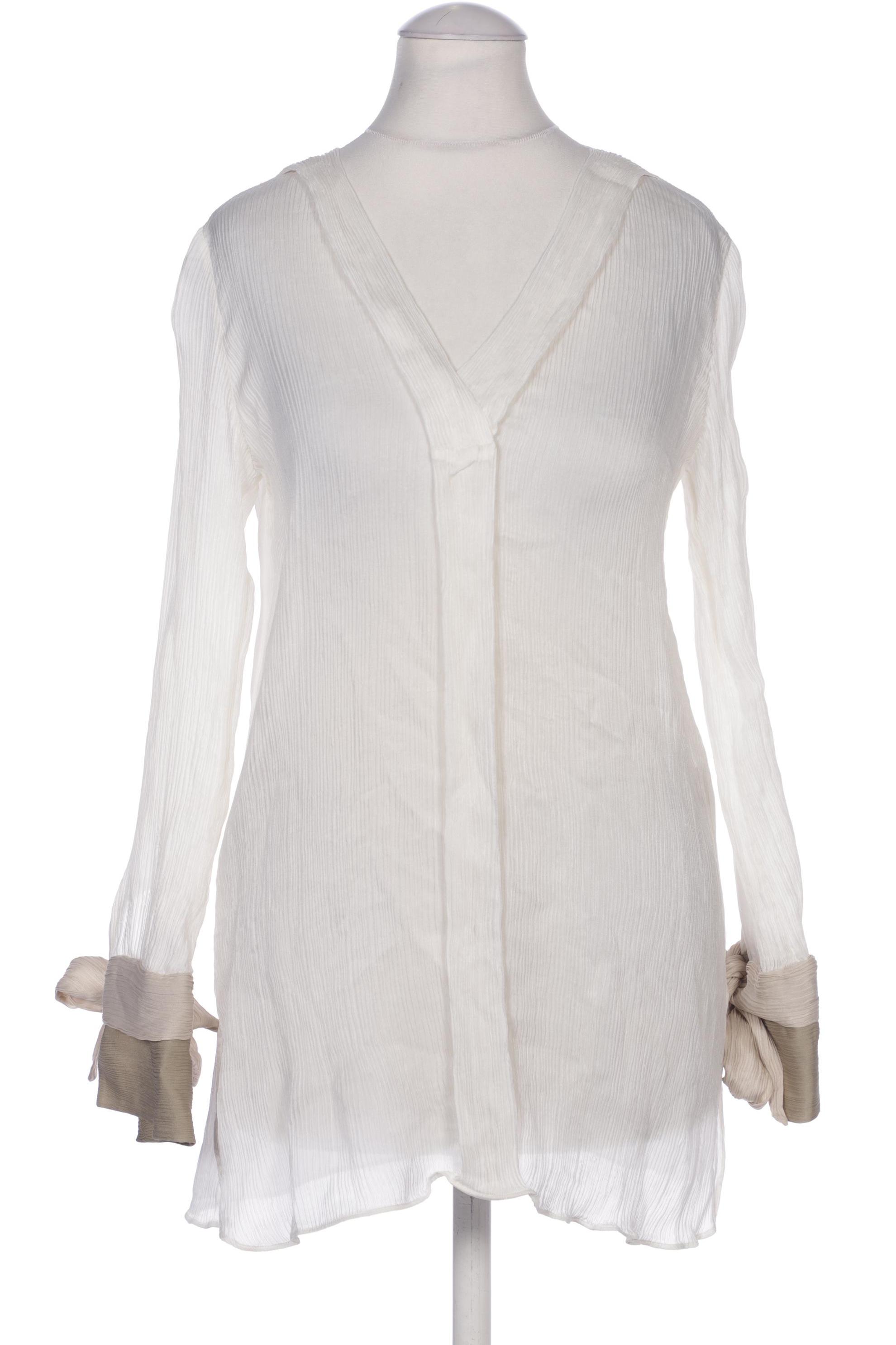 

Massimo Dutti Damen Bluse, weiß, Gr. 34