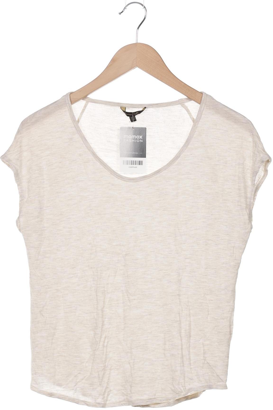 

Massimo Dutti Damen T-Shirt, cremeweiß, Gr. 38