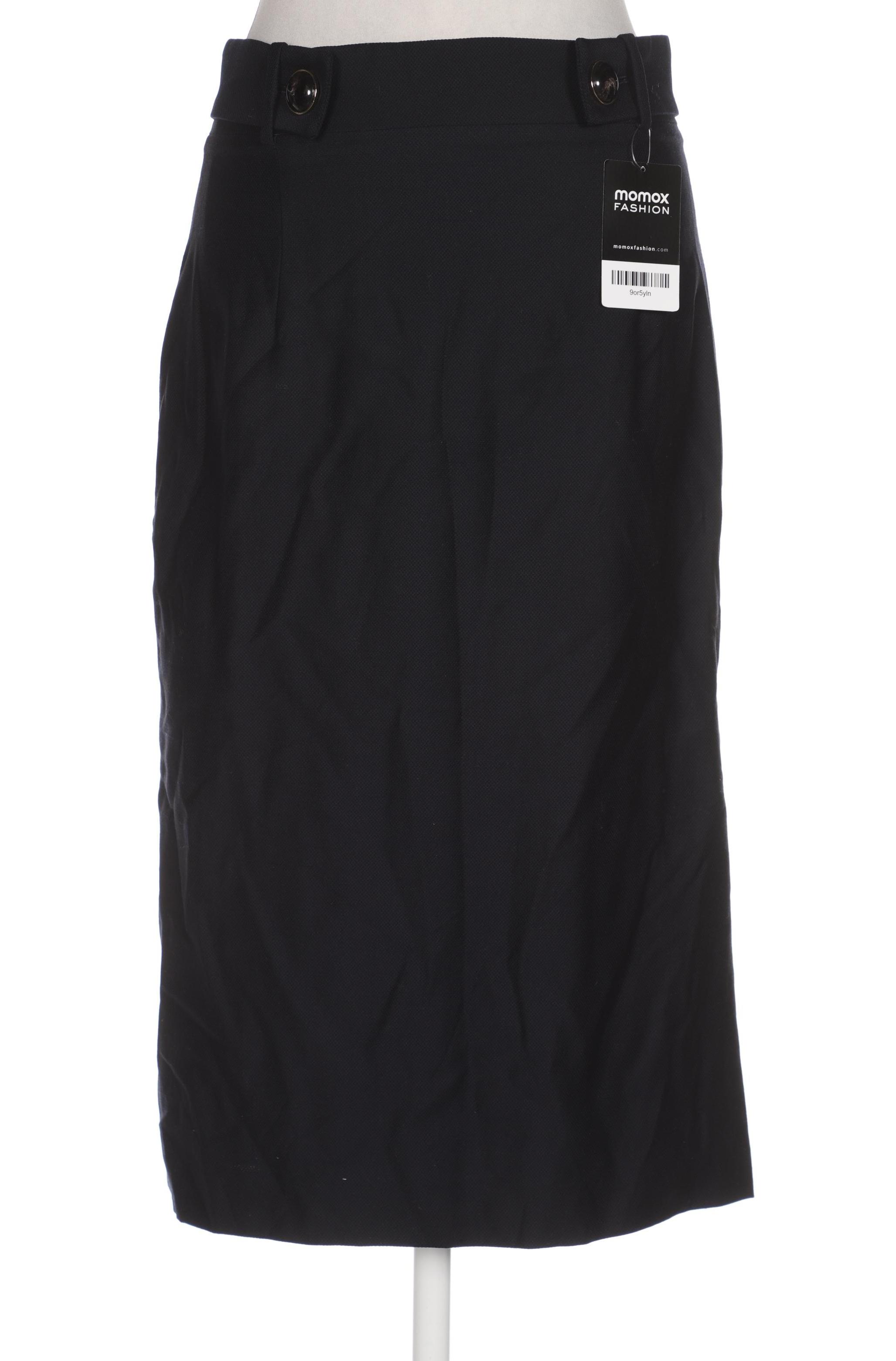 

Massimo Dutti Damen Rock, marineblau, Gr. 40