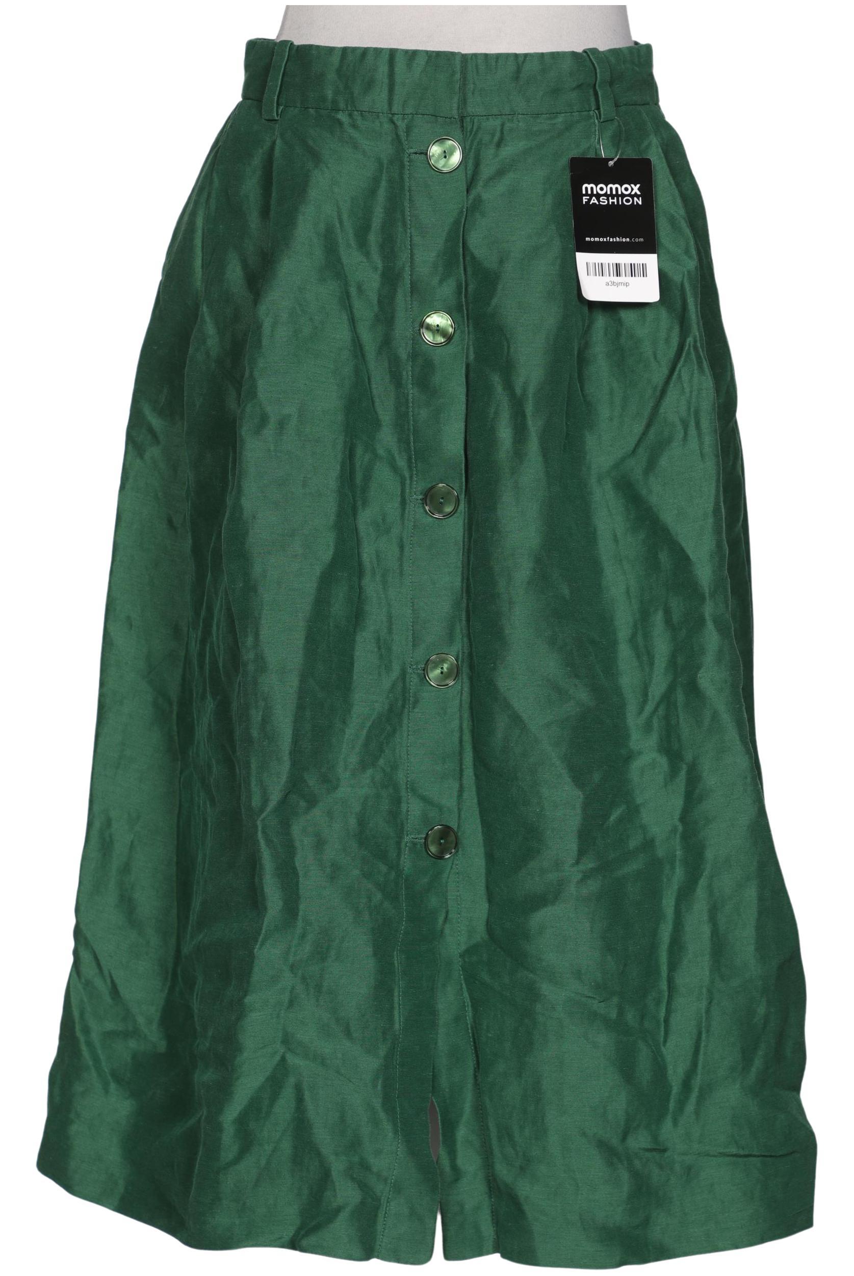 

Massimo Dutti Damen Rock, grün, Gr. 38