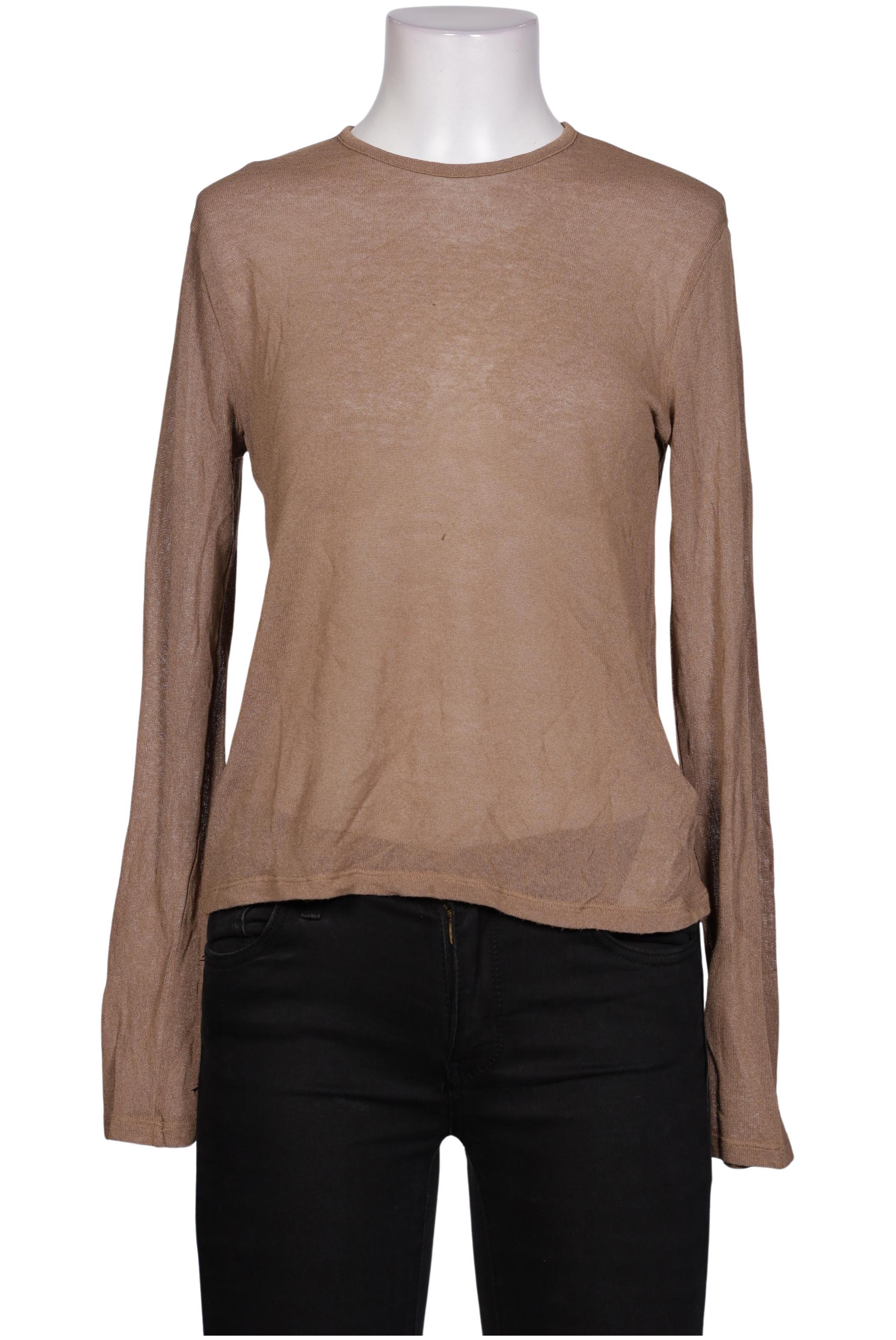 

Massimo Dutti Damen Langarmshirt, beige, Gr. 36