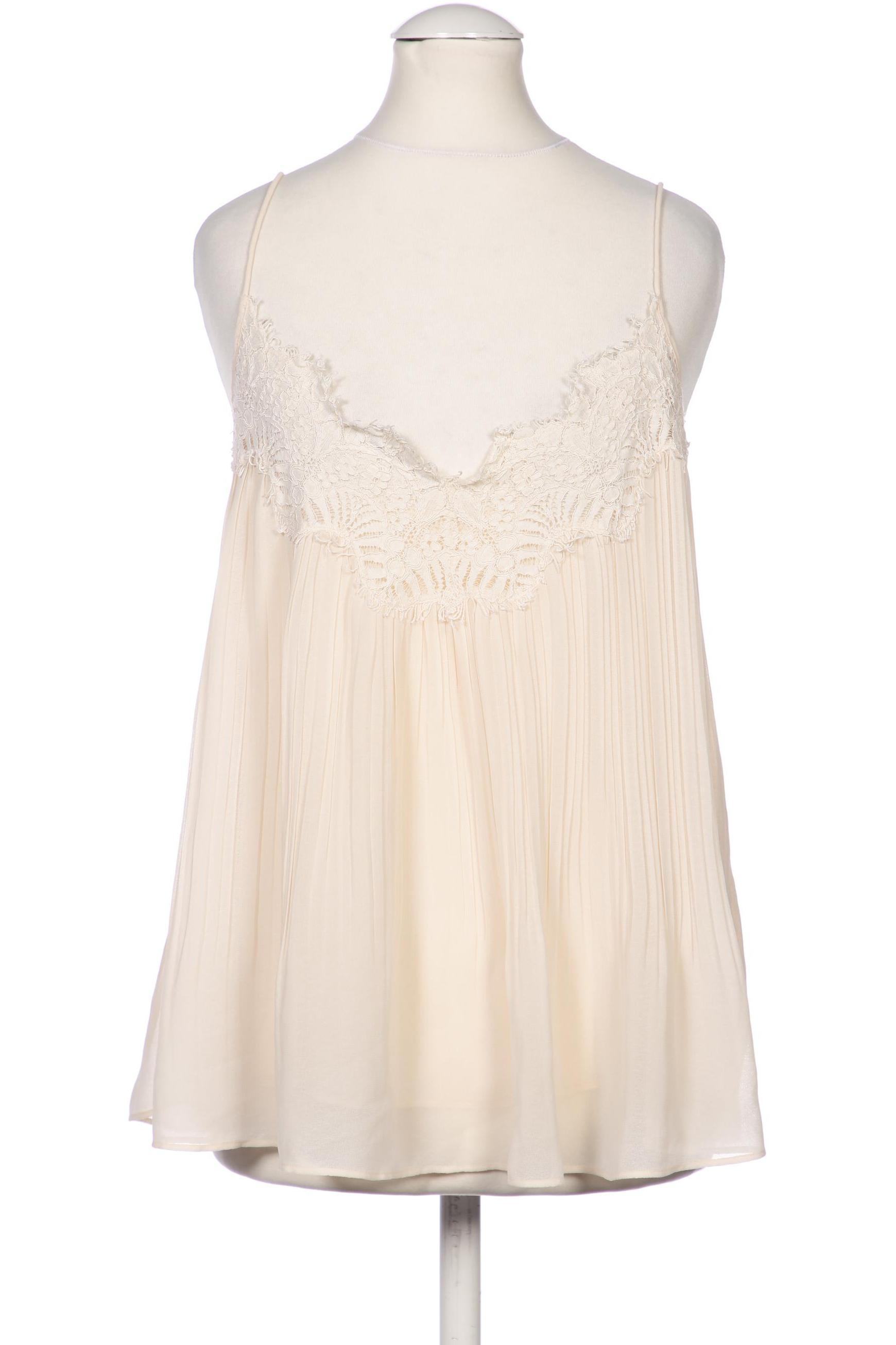 

Massimo Dutti Damen Bluse, cremeweiß, Gr. 36