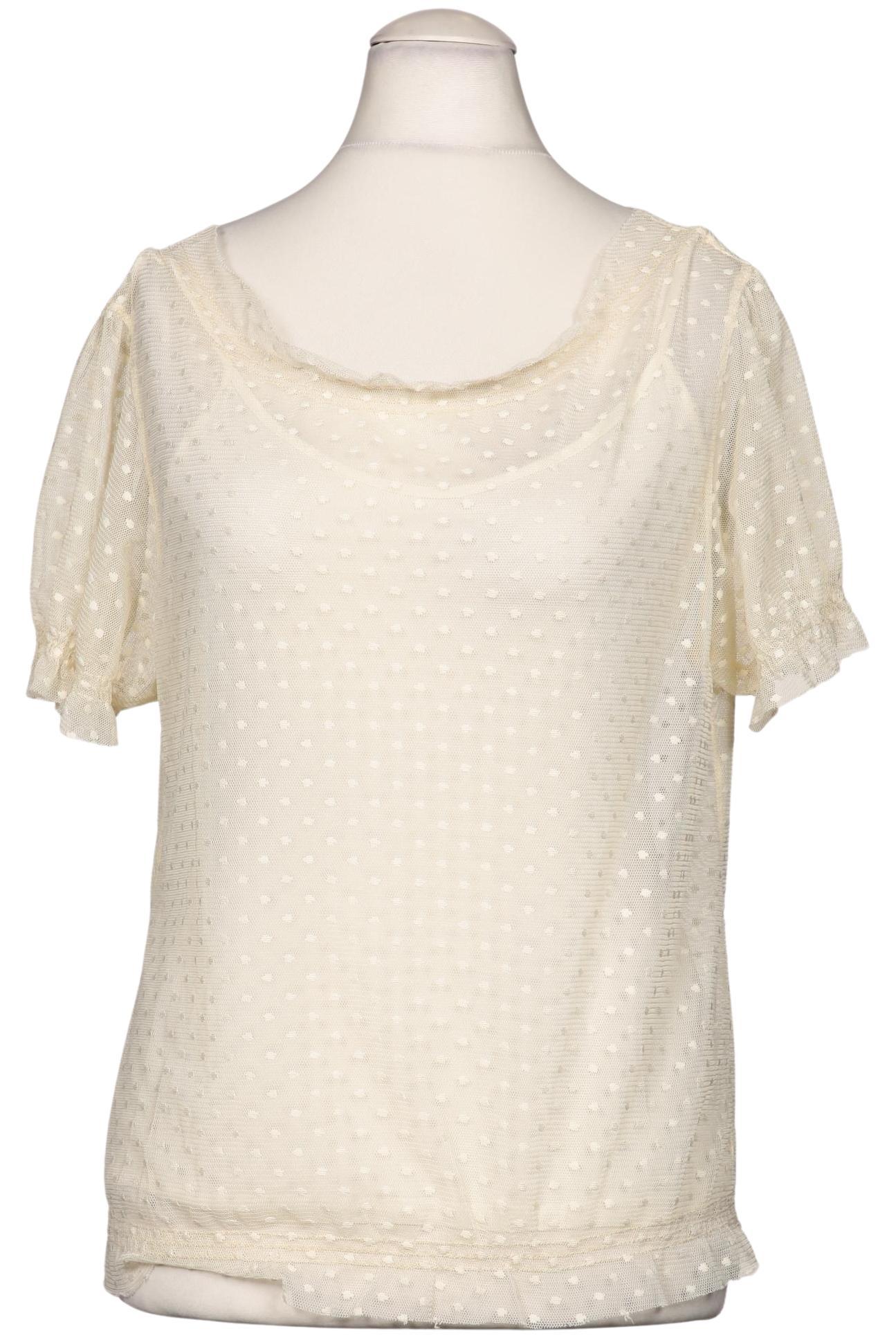 

Massimo Dutti Damen T-Shirt, cremeweiß, Gr. 32