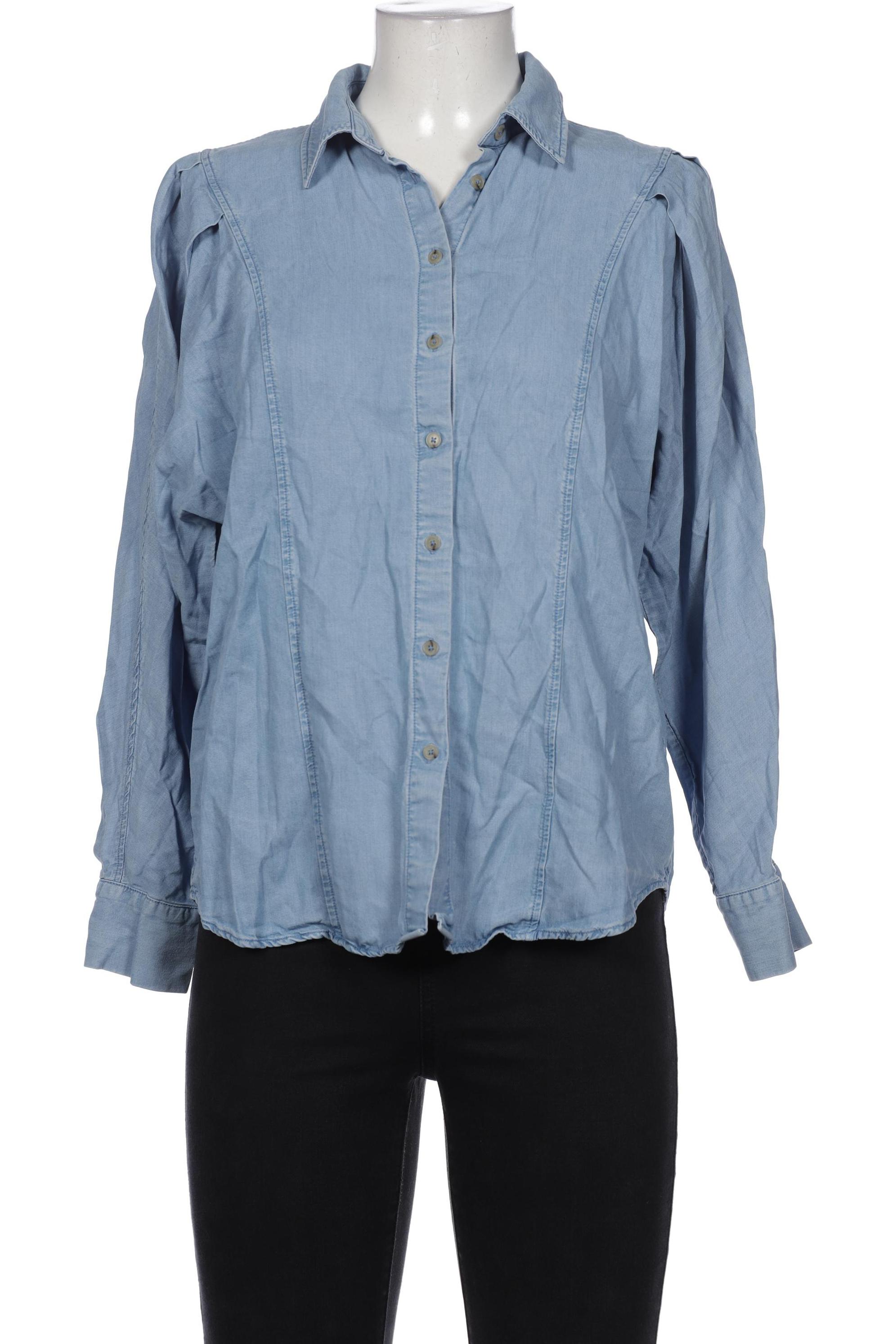 

Massimo Dutti Damen Bluse, hellblau, Gr. 40