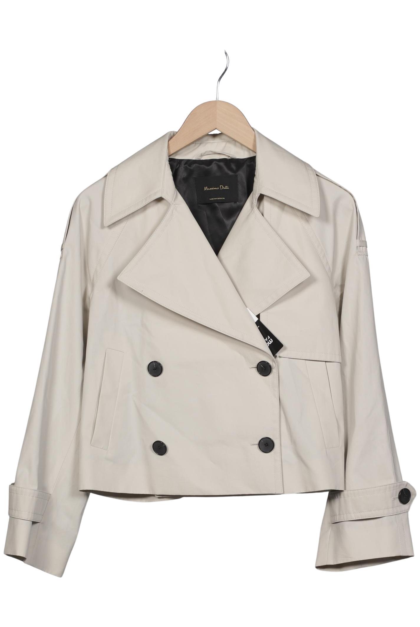 

Massimo Dutti Damen Jacke, beige, Gr. 34