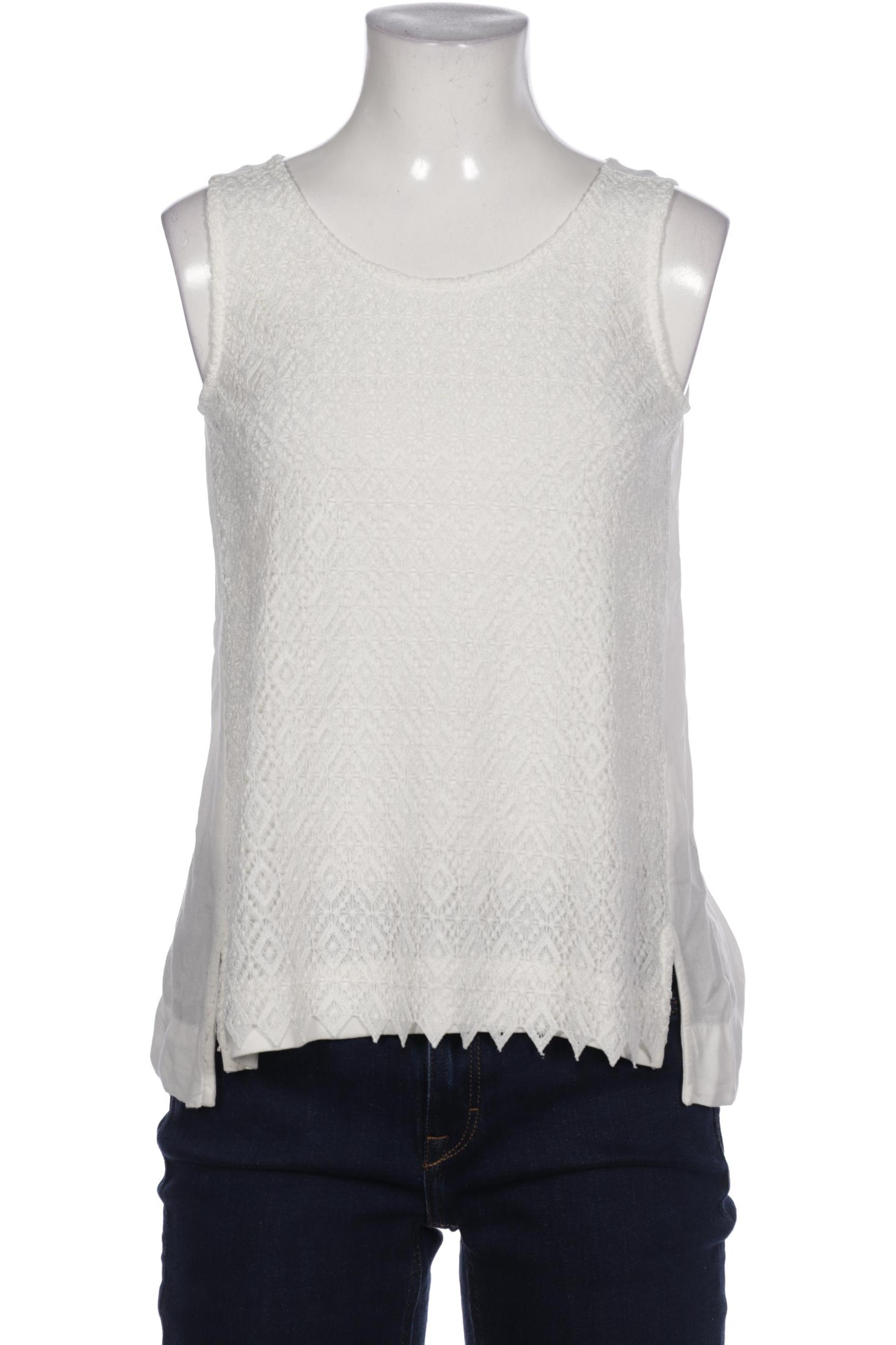 

Massimo Dutti Damen Bluse, weiß, Gr. 34