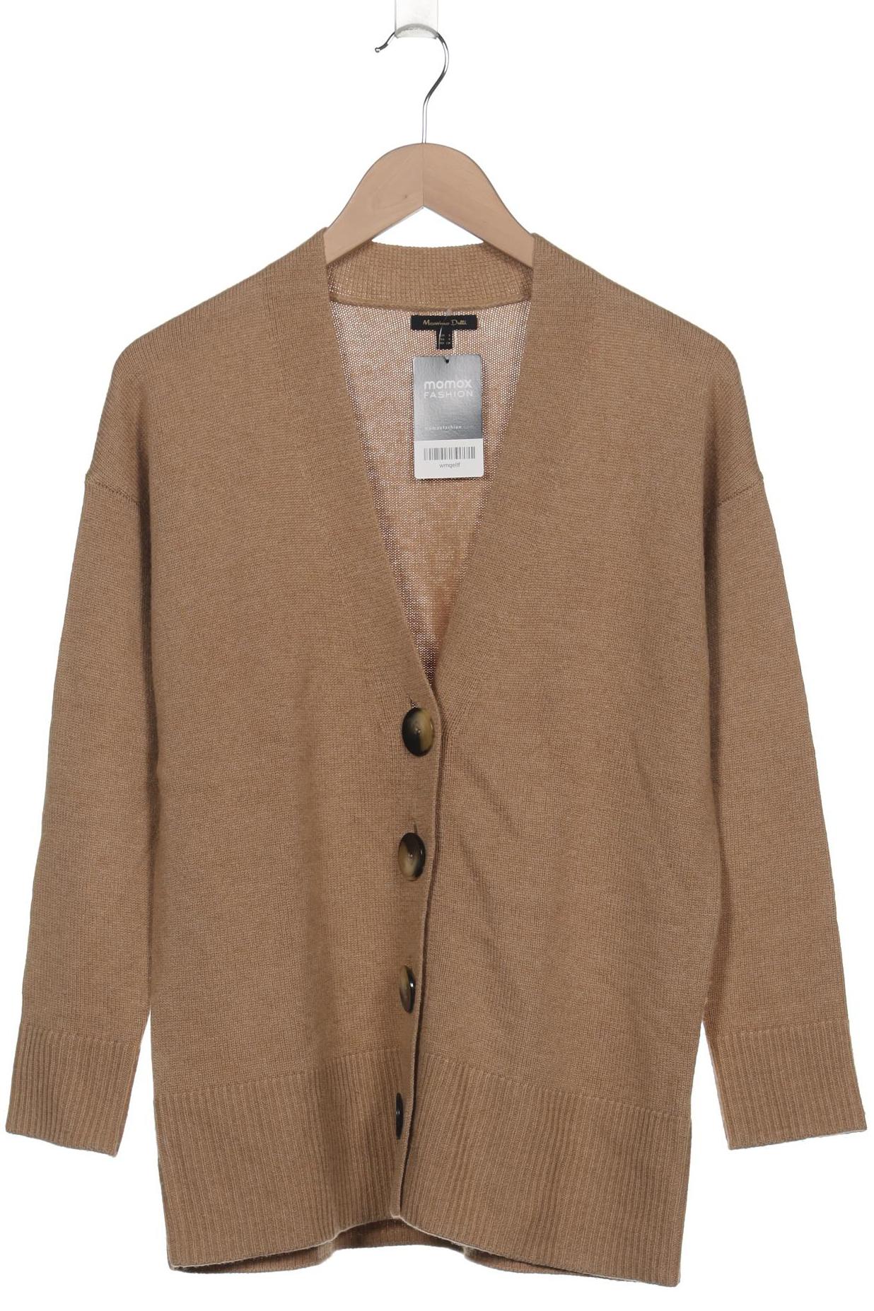 

Massimo Dutti Damen Strickjacke, beige, Gr. 36