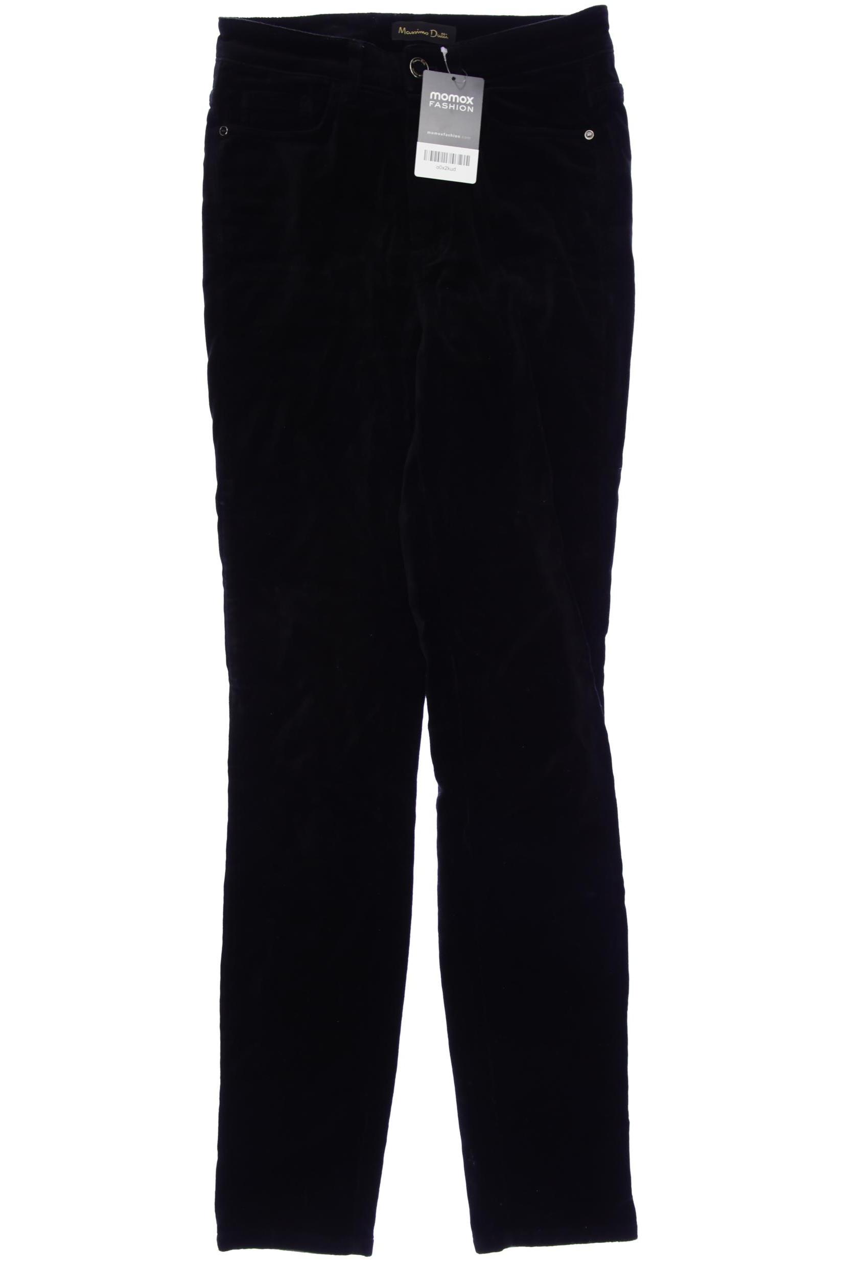 

Massimo Dutti Damen Stoffhose, schwarz, Gr. 34