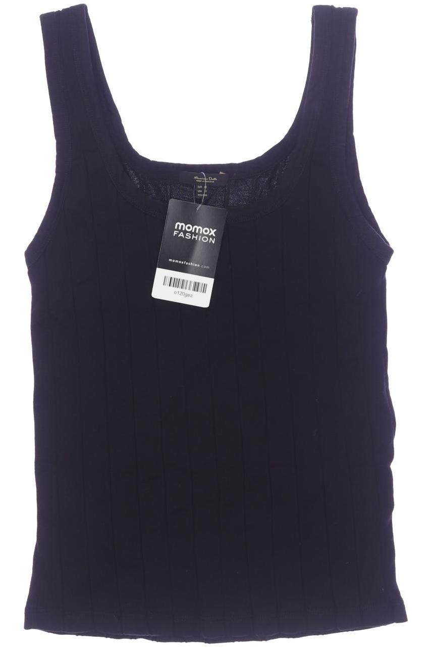 

Massimo Dutti Damen Top, schwarz, Gr. 34