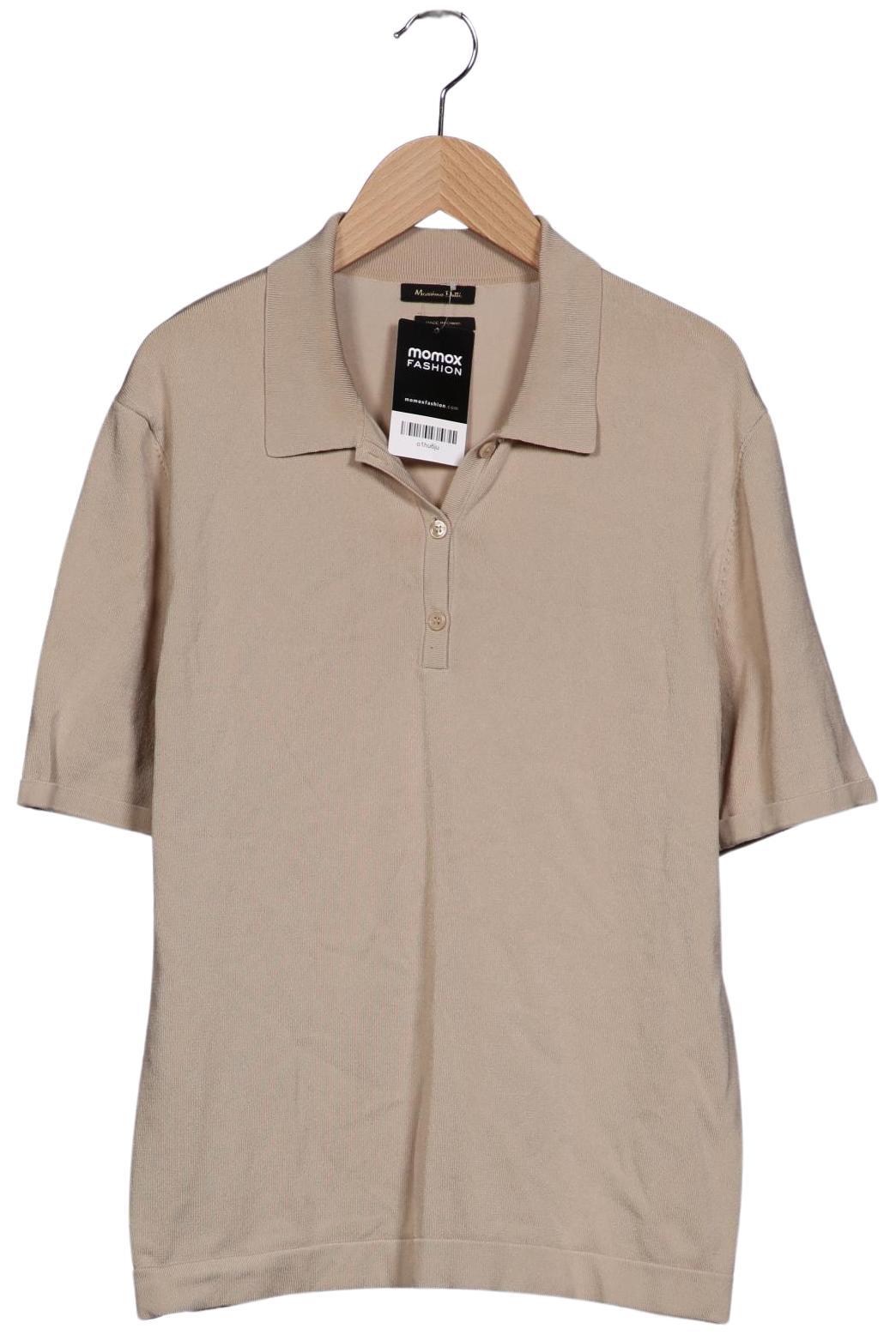

Massimo Dutti Damen Poloshirt, beige, Gr. 42