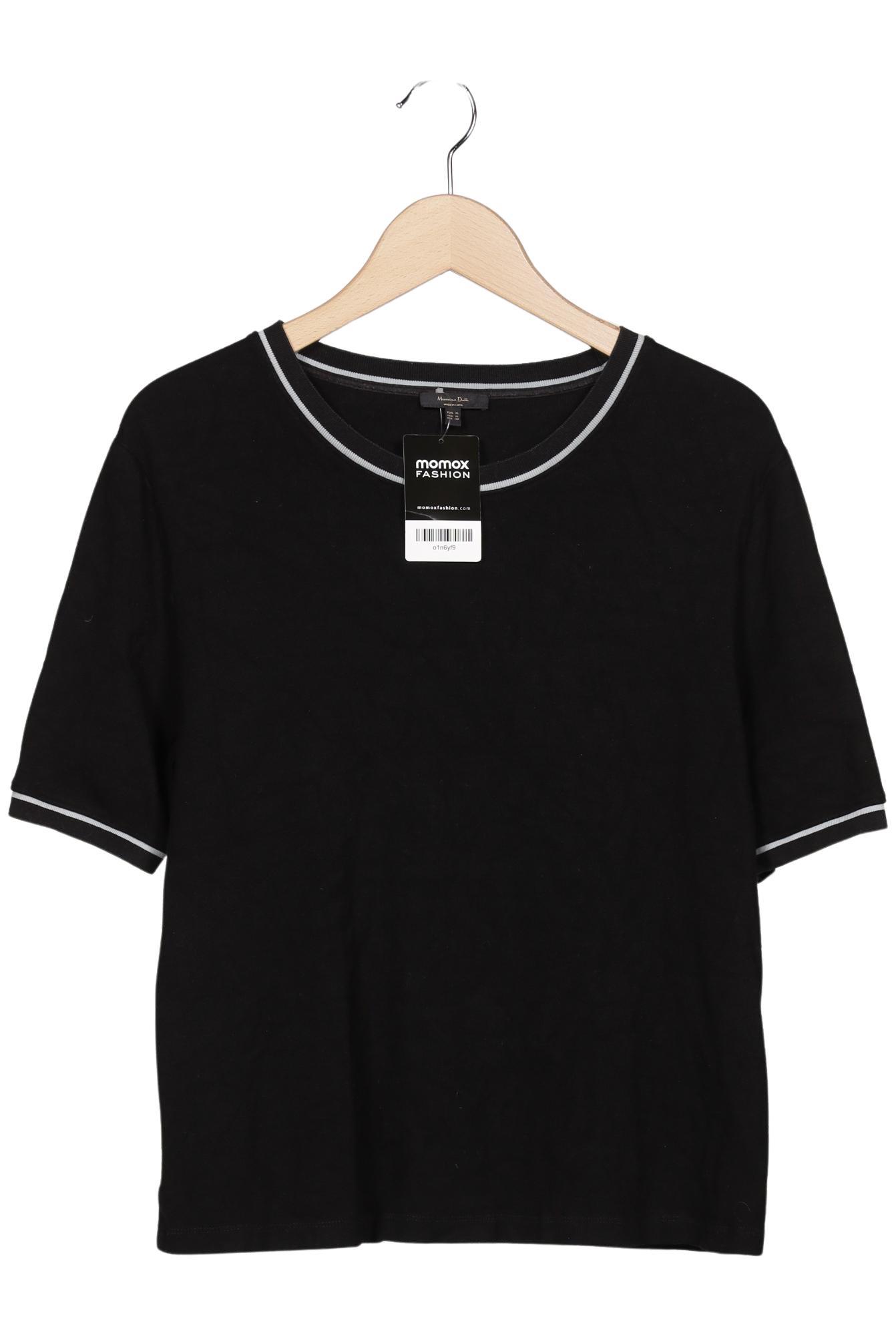 

Massimo Dutti Damen T-Shirt, schwarz, Gr. 44