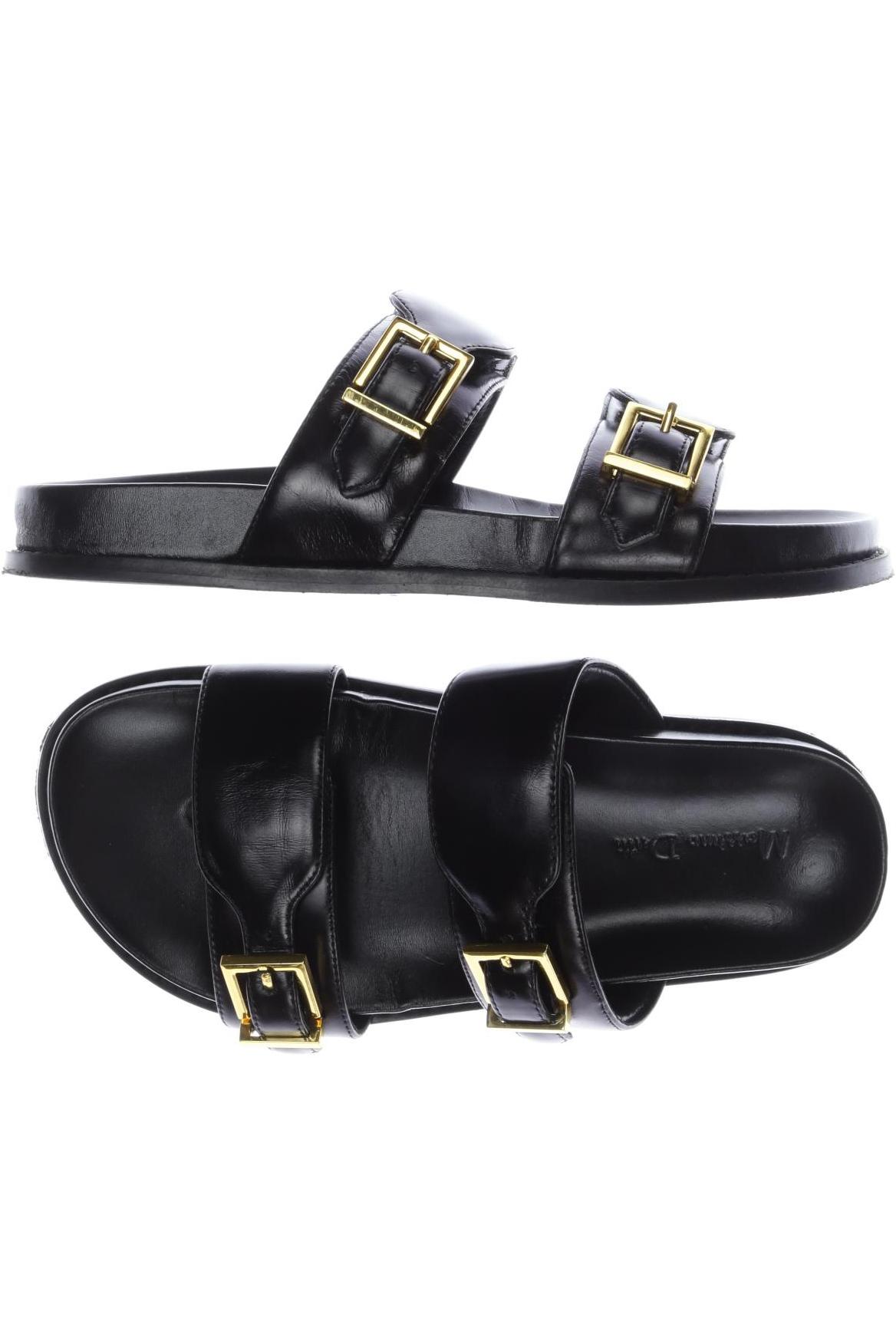 

Massimo Dutti Damen Sandale, schwarz, Gr. 36
