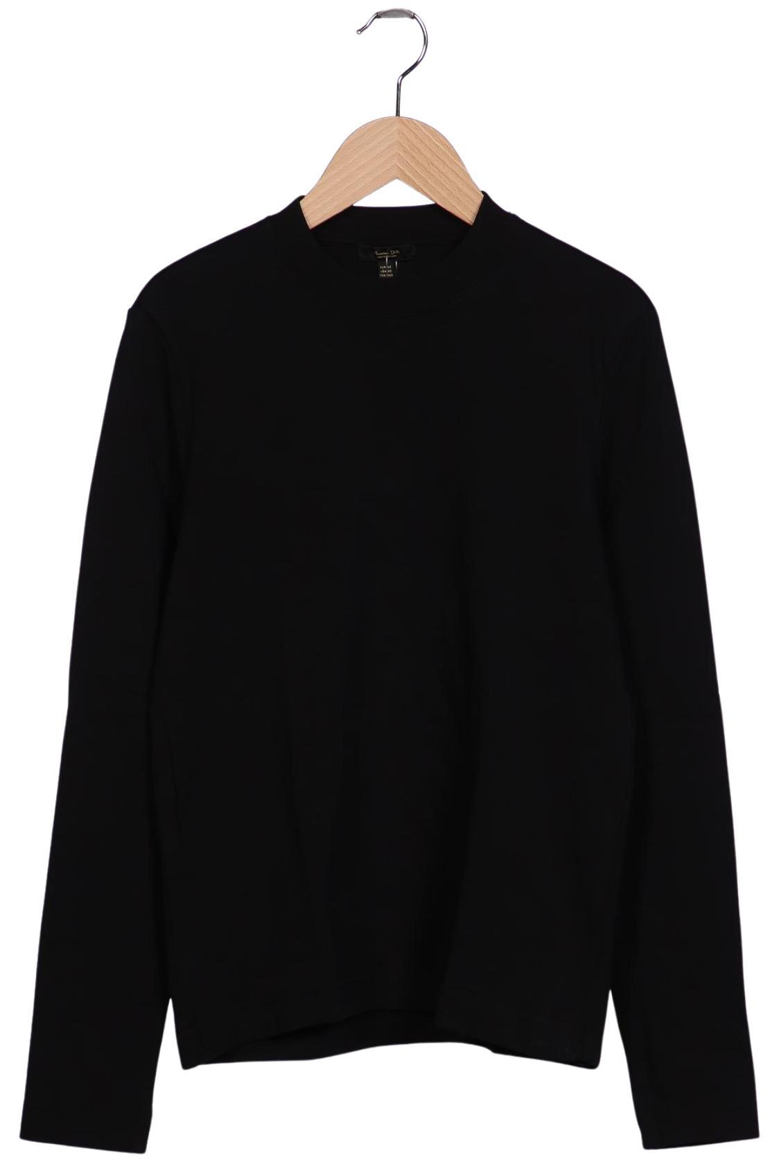 

Massimo Dutti Damen Langarmshirt, schwarz, Gr. 34