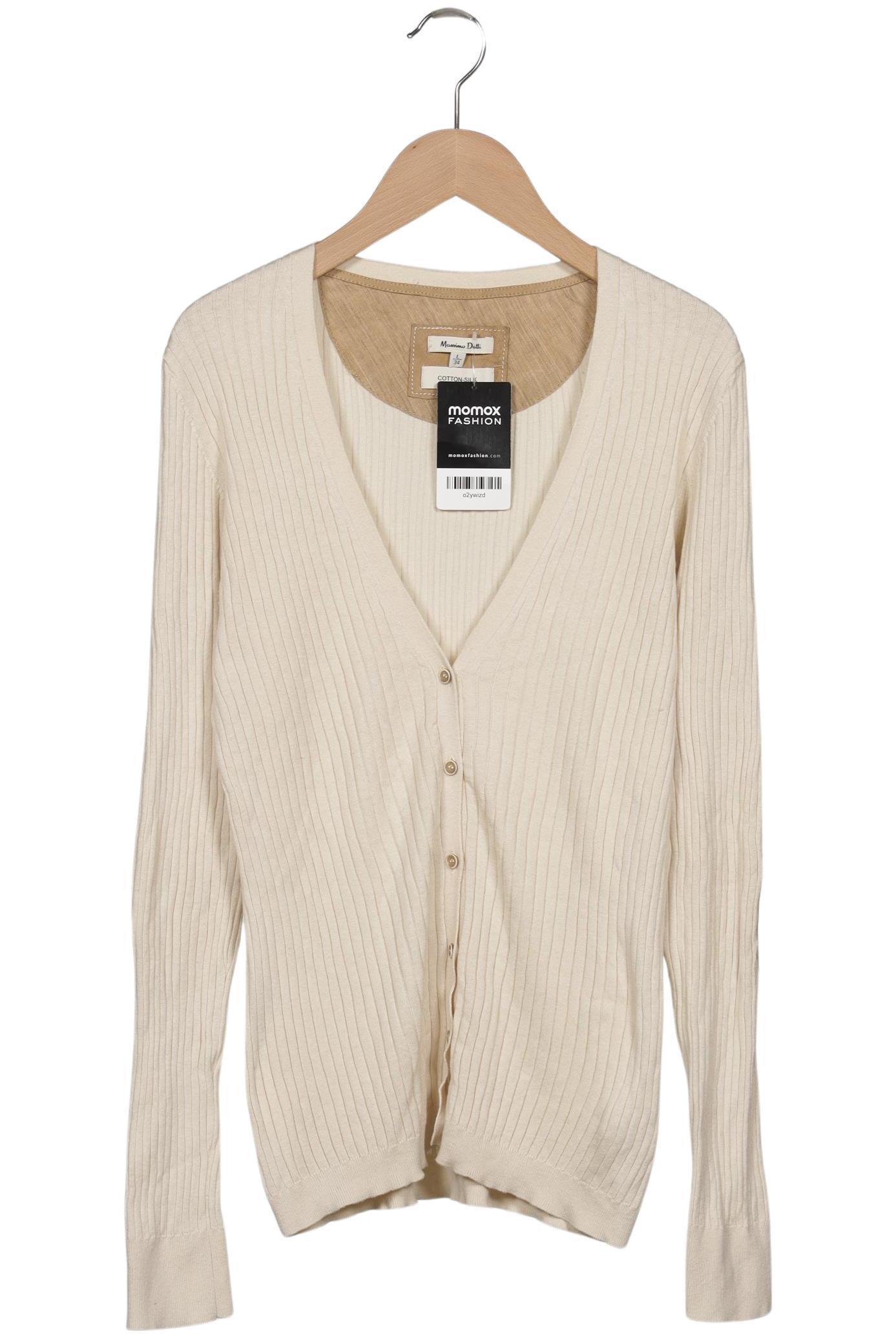 

Massimo Dutti Damen Strickjacke, cremeweiß, Gr. 42
