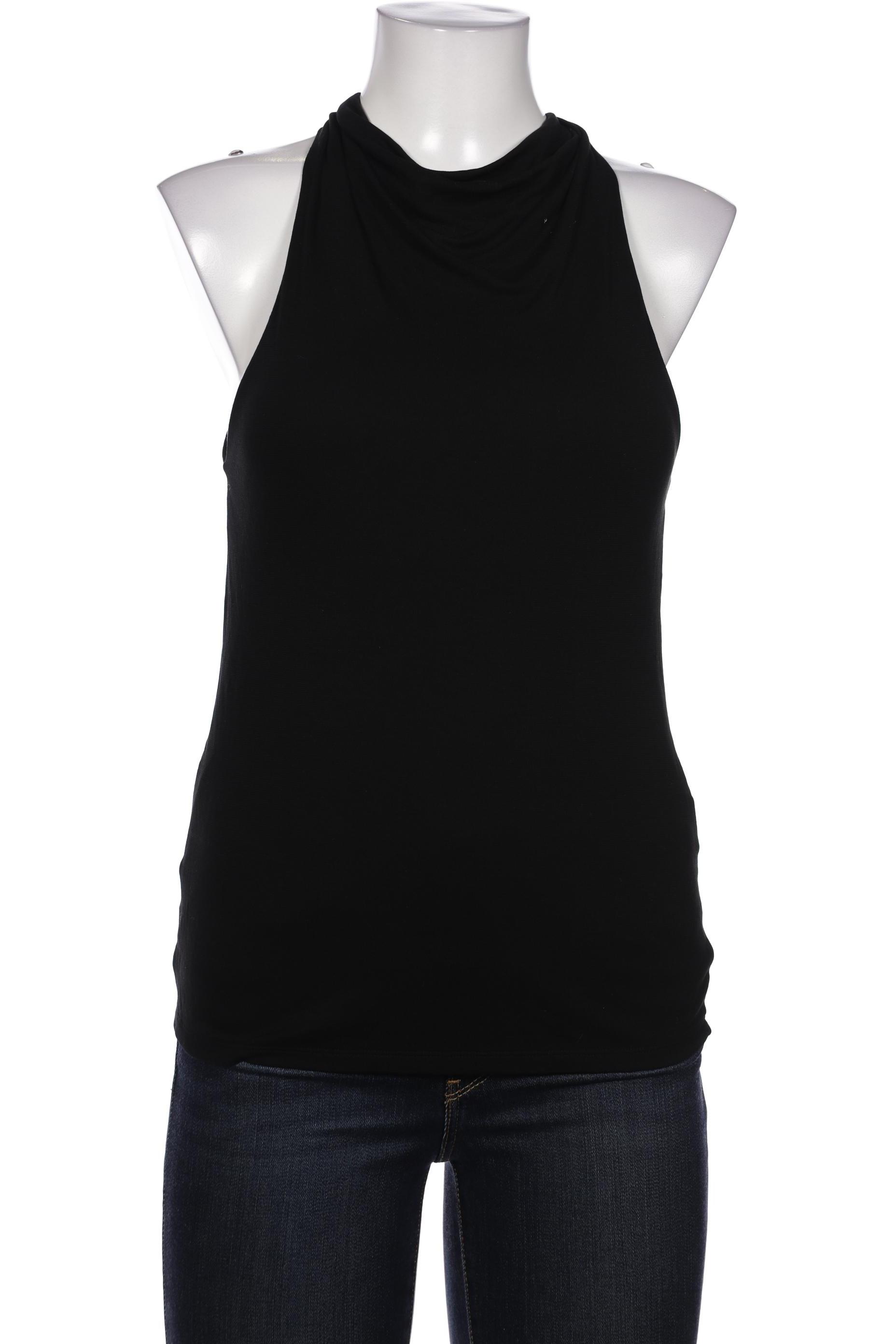 

Massimo Dutti Damen Top, schwarz, Gr. 36