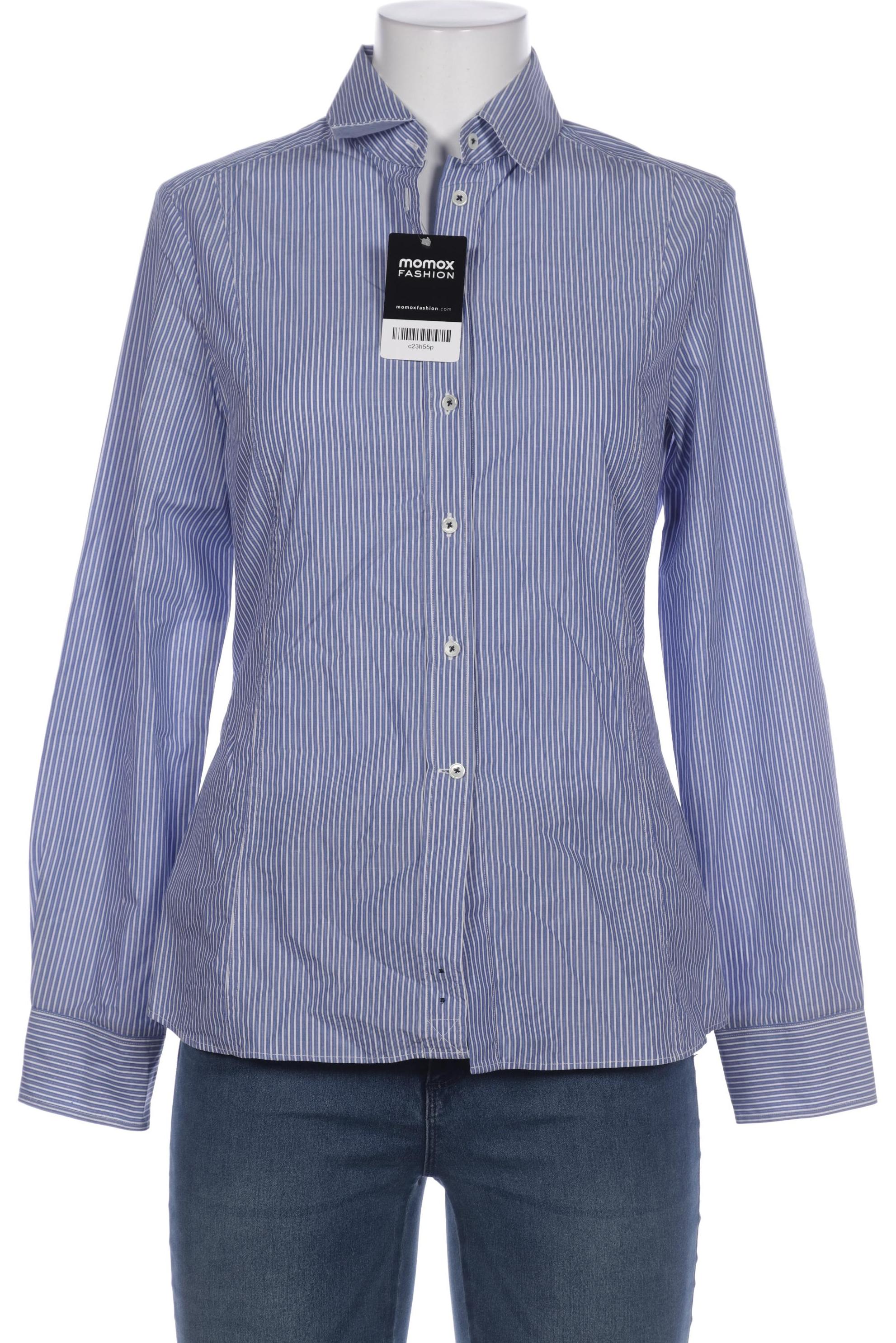 

Massimo Dutti Damen Bluse, blau, Gr. 40