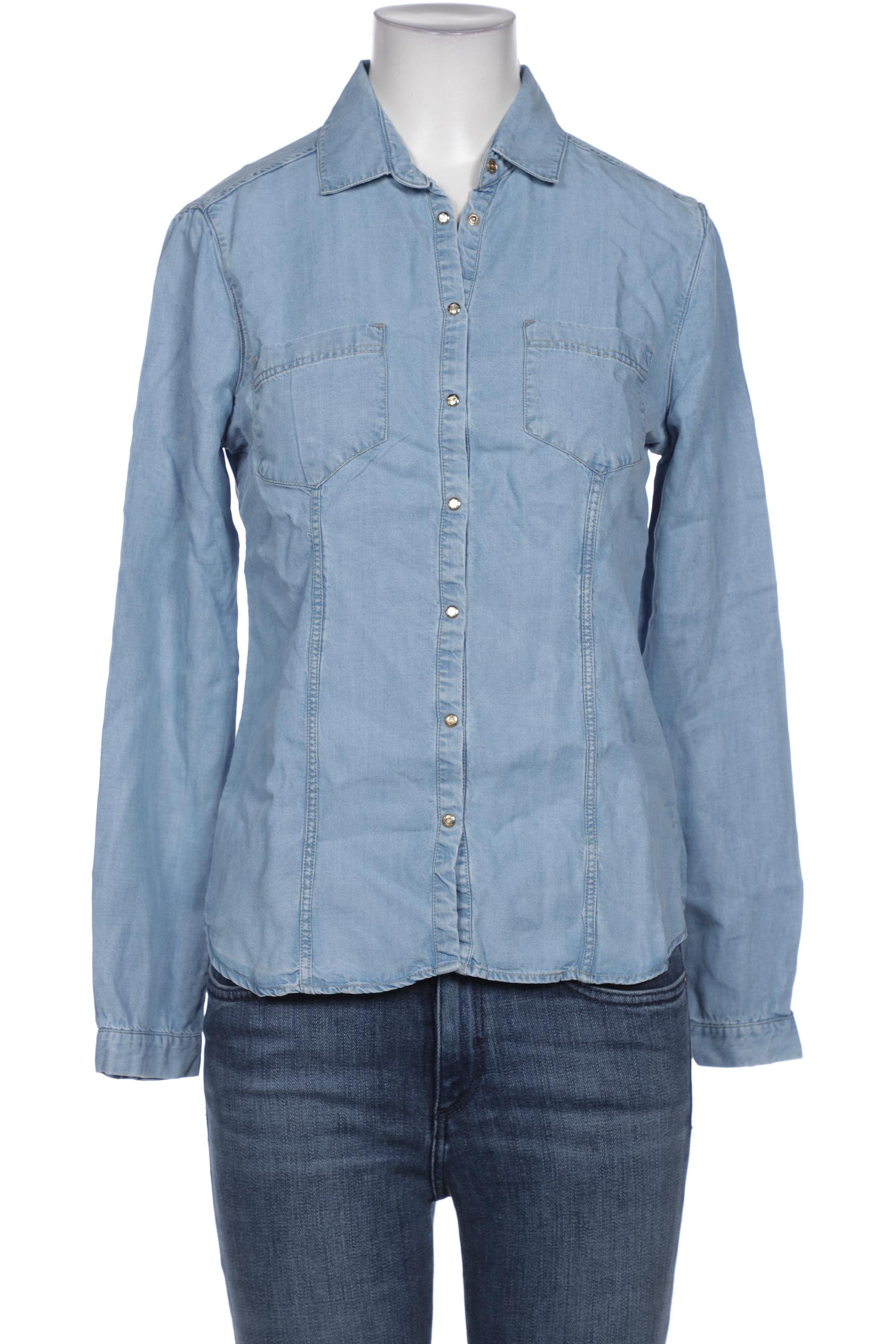 

Massimo Dutti Damen Bluse, blau, Gr. 38